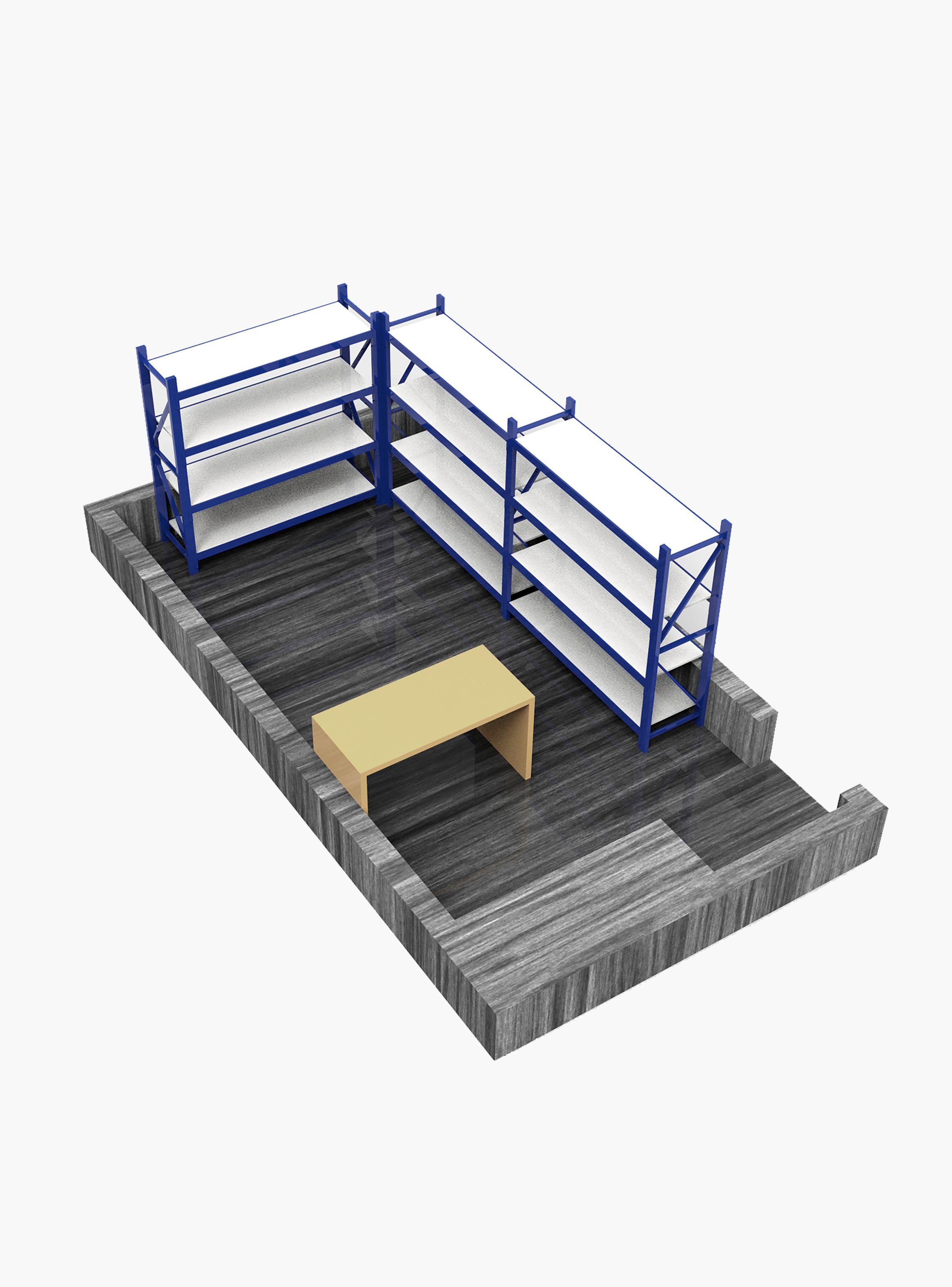 Estante Metálico Racks Selectivo 200x60x200 800 Kg-1