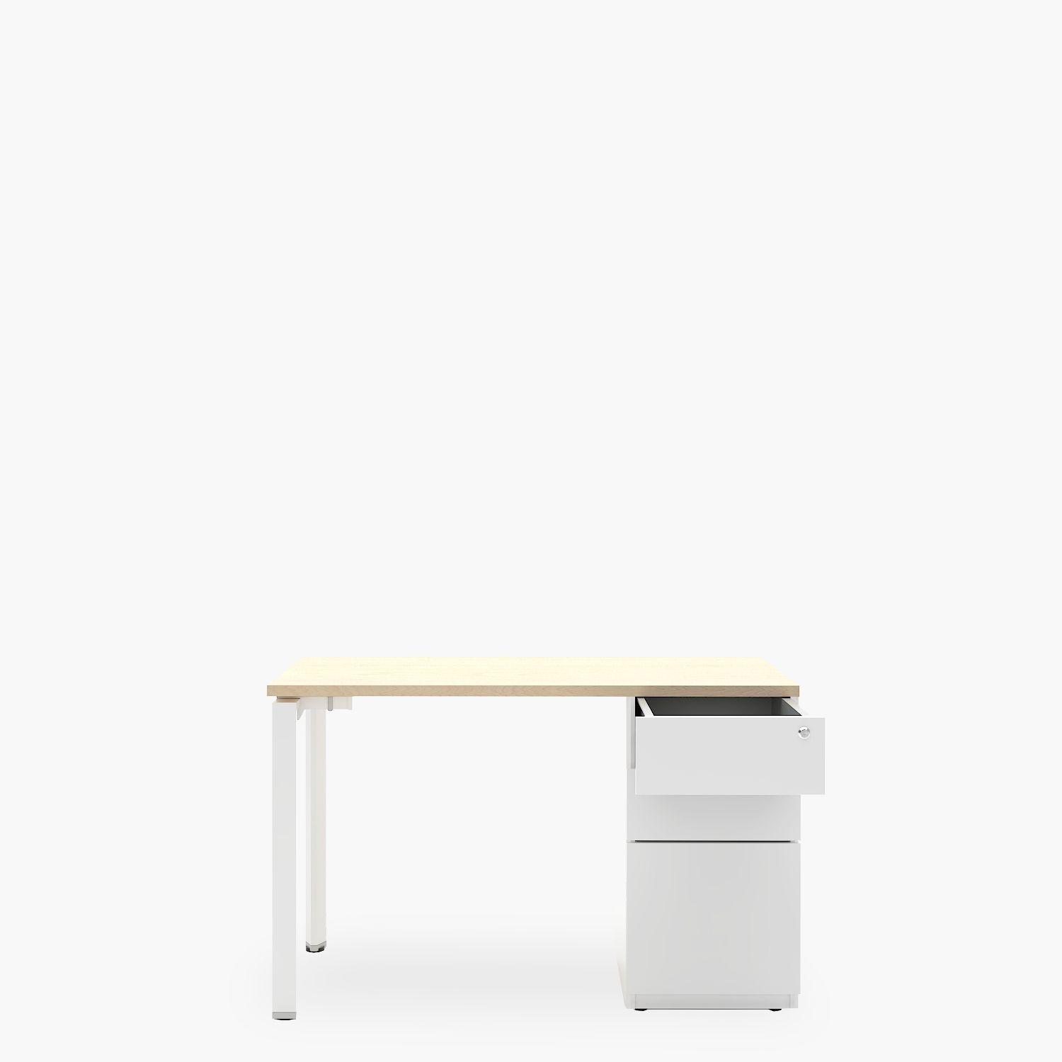 Escritorio Neo 120x60 con cajonera metálica-0