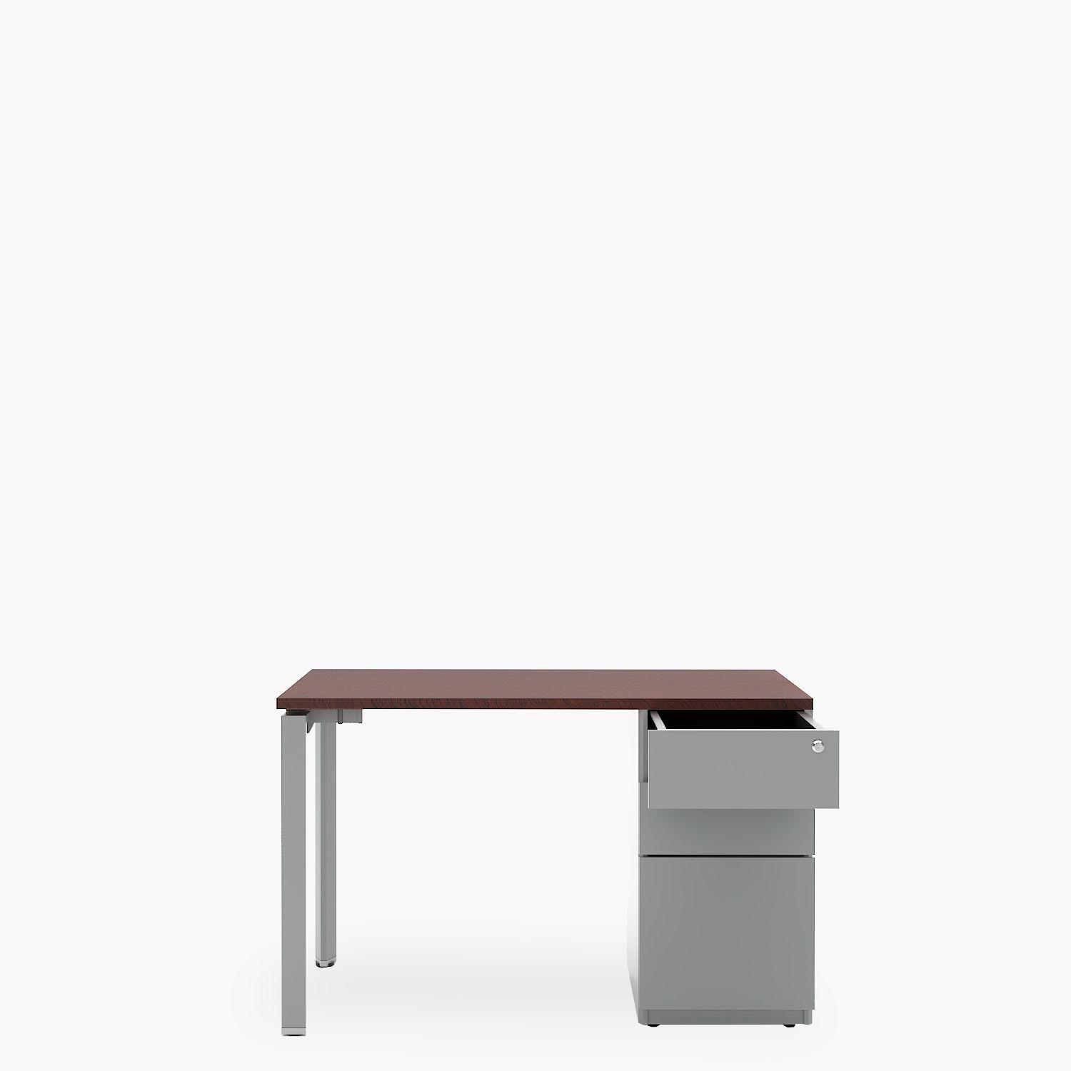 Escritorio Neo 120x60 con cajonera metálica-3