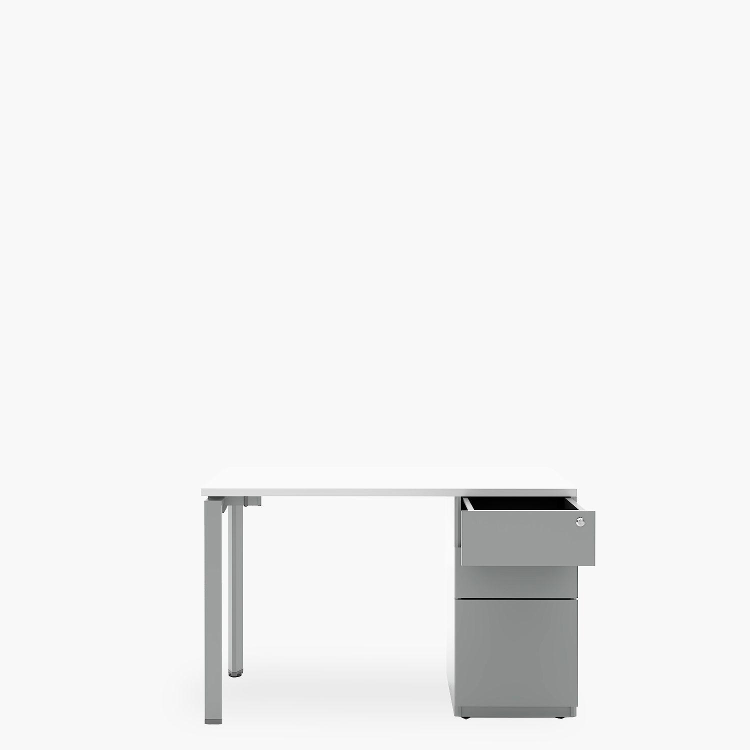 Escritorio Neo 120x60 con cajonera metálica-5