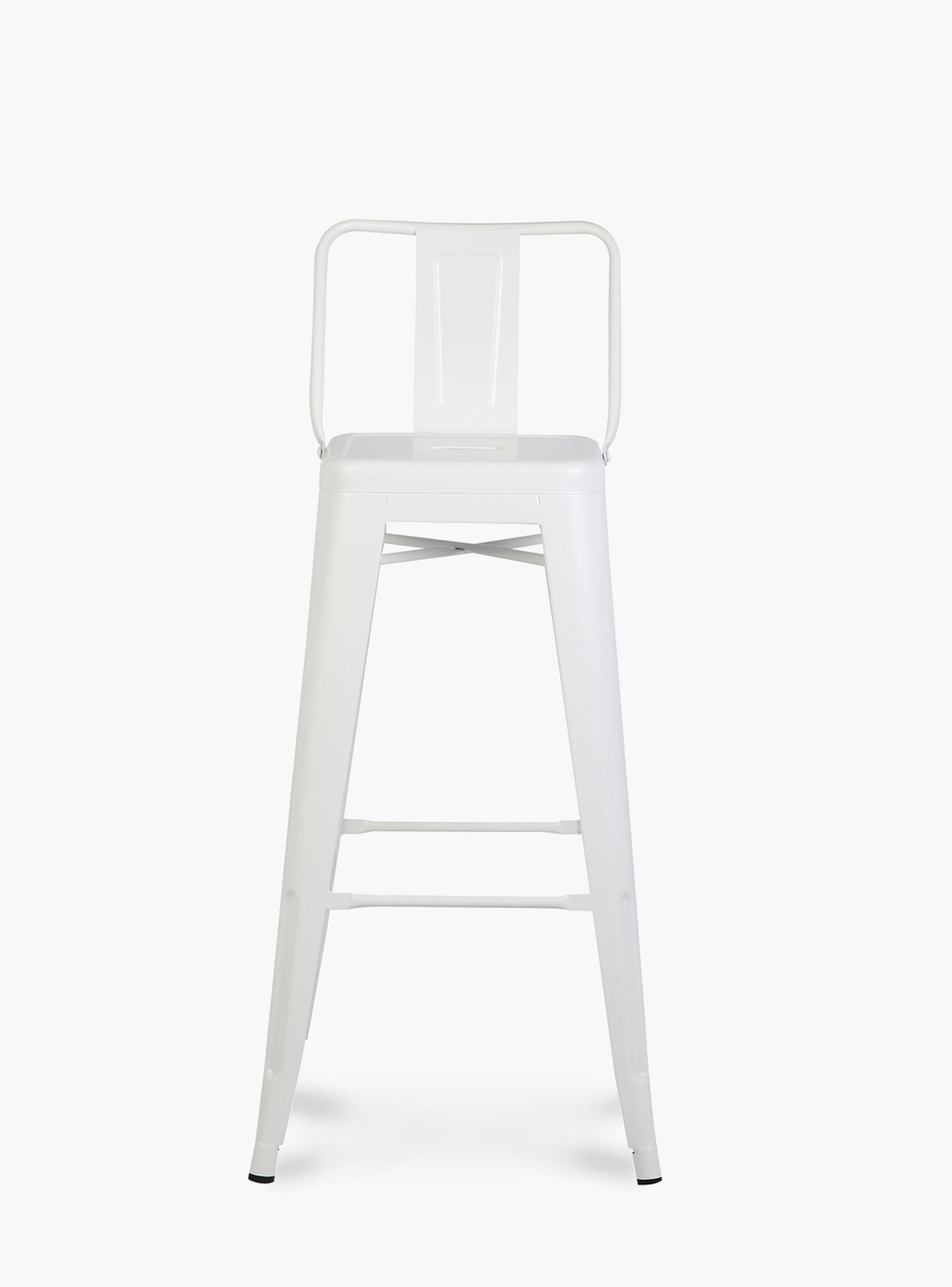 Taburete Alto 77 Tolix c/resp Blanco-0