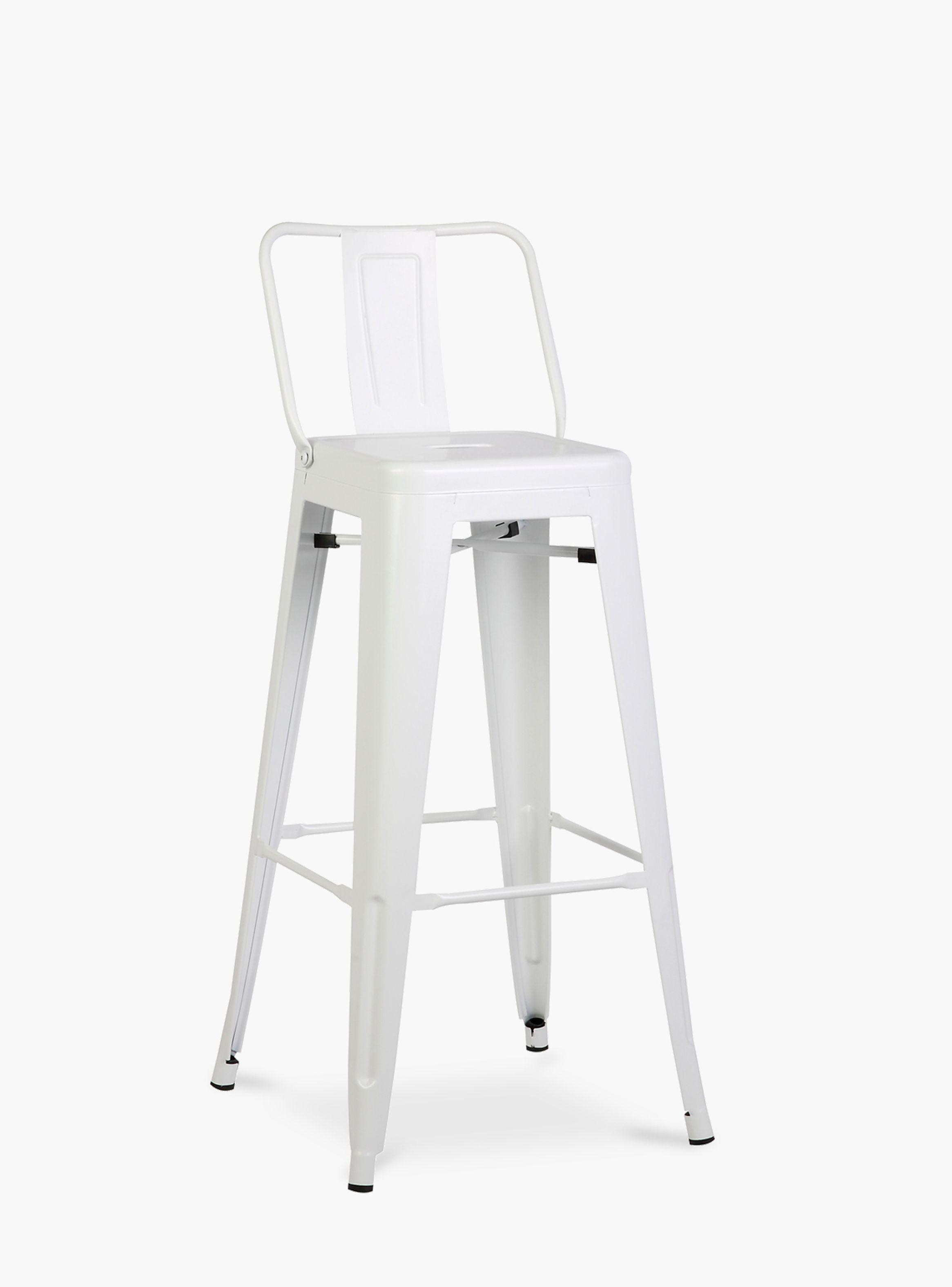 Taburete Alto 77 Tolix c/resp Blanco-1