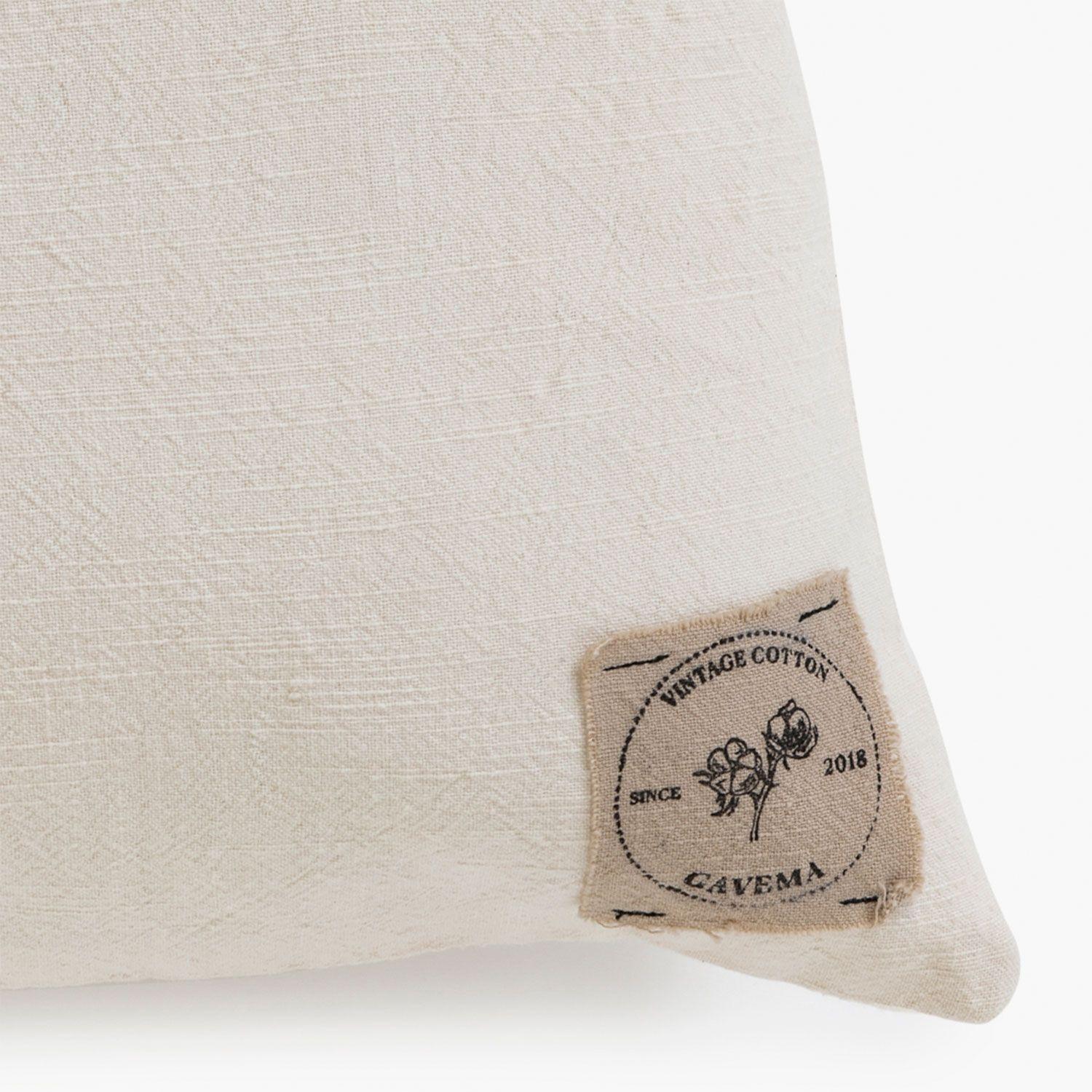 Funda Cojin Algodon Gavema 45x45 Crudo-4