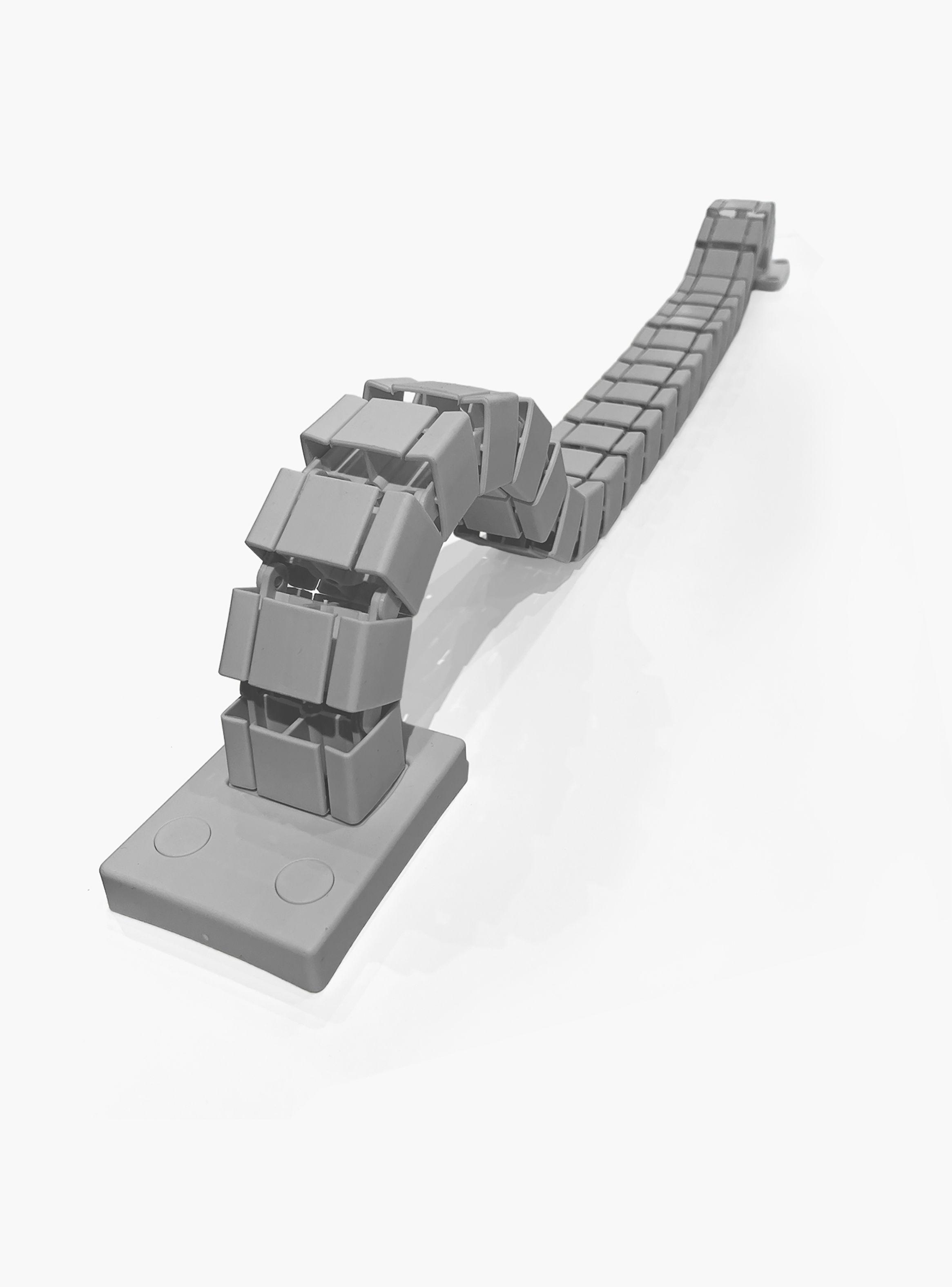 Pasacables Vertebra 80 Gris claro-2