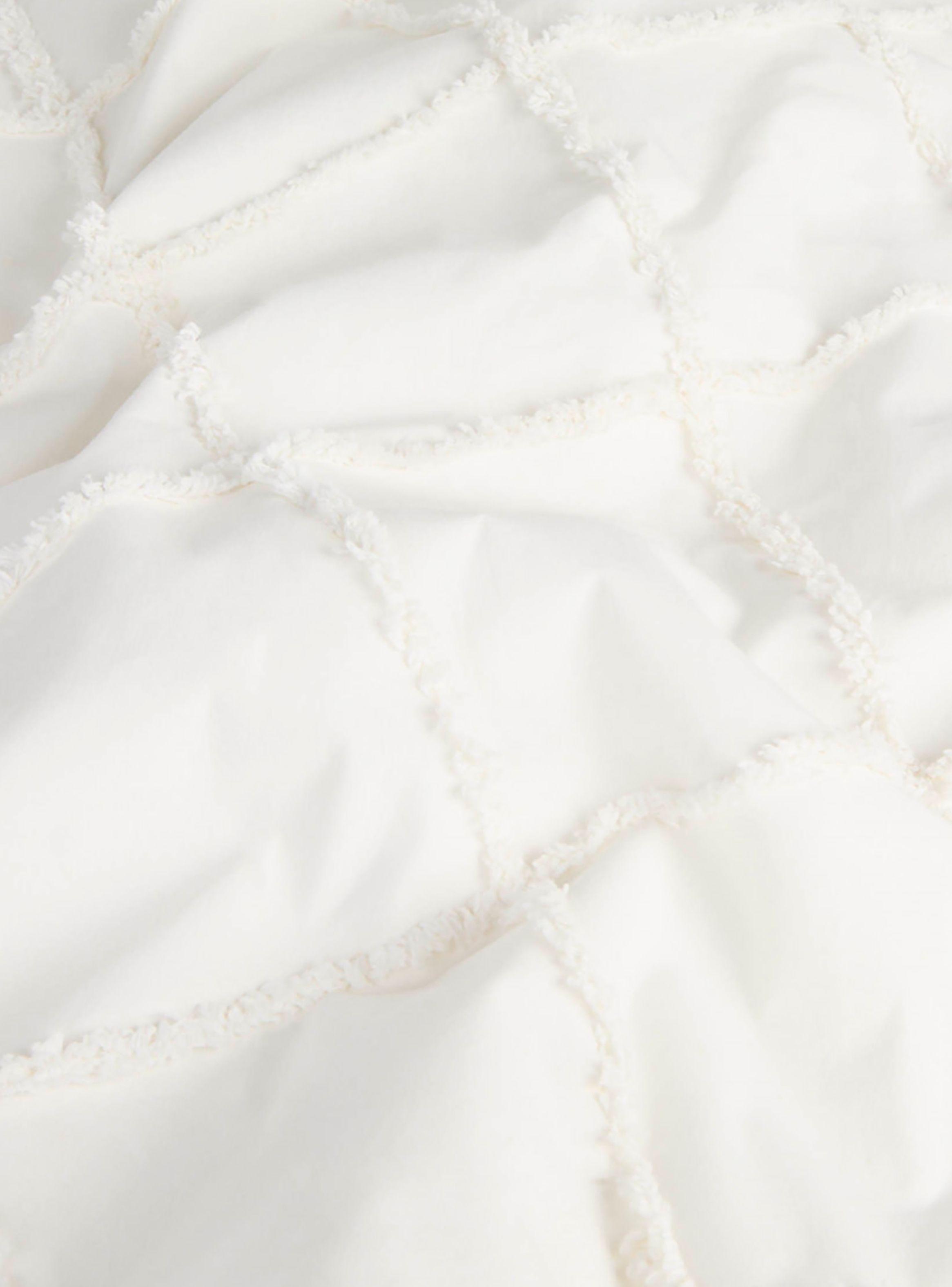 Cubrecama Royal2 270x280 Blanco  (cama King o Superking)-2