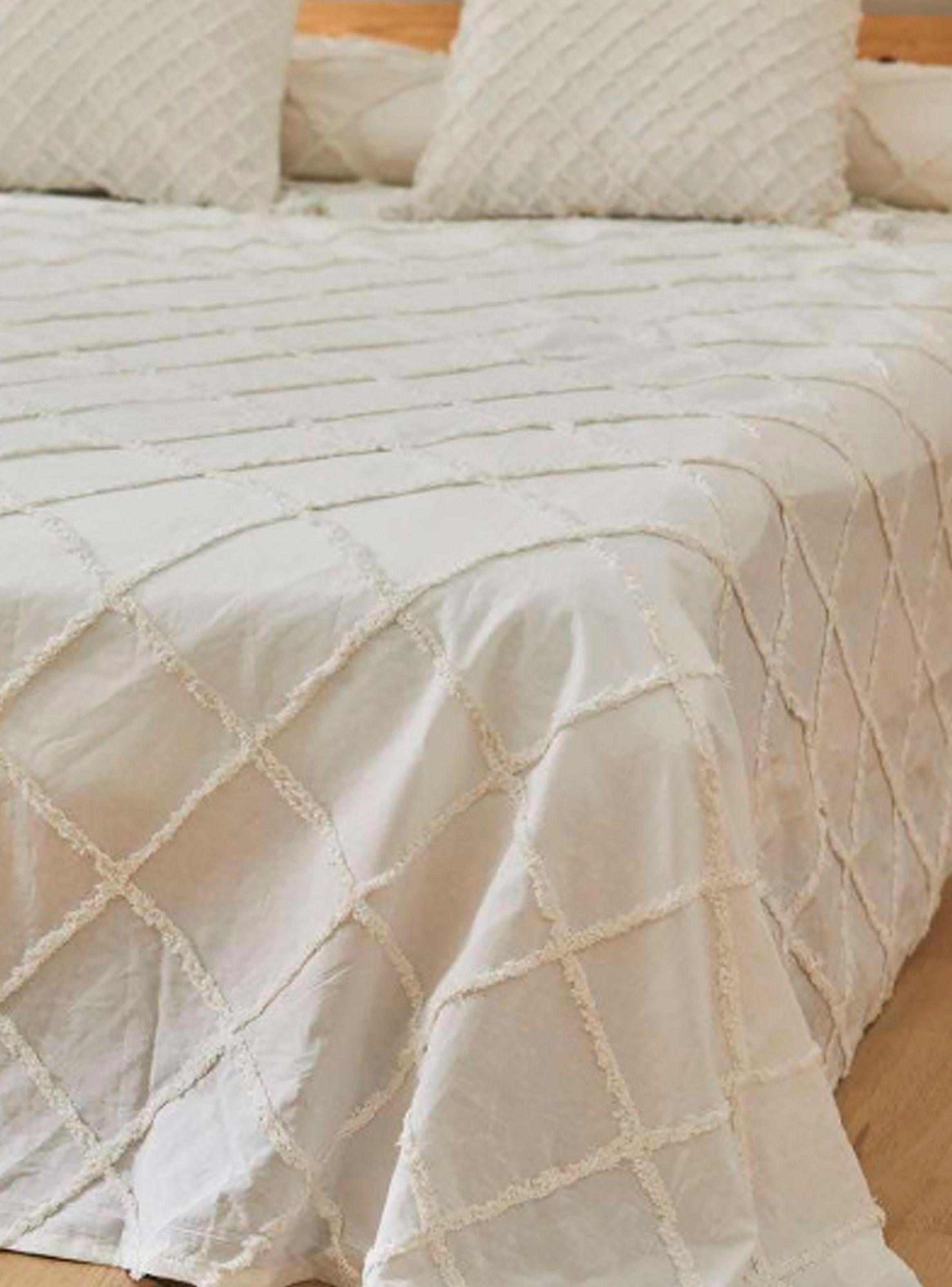 Colcha Royal2 Blanco 240x260 (cama 2 plazas o Queen)-5