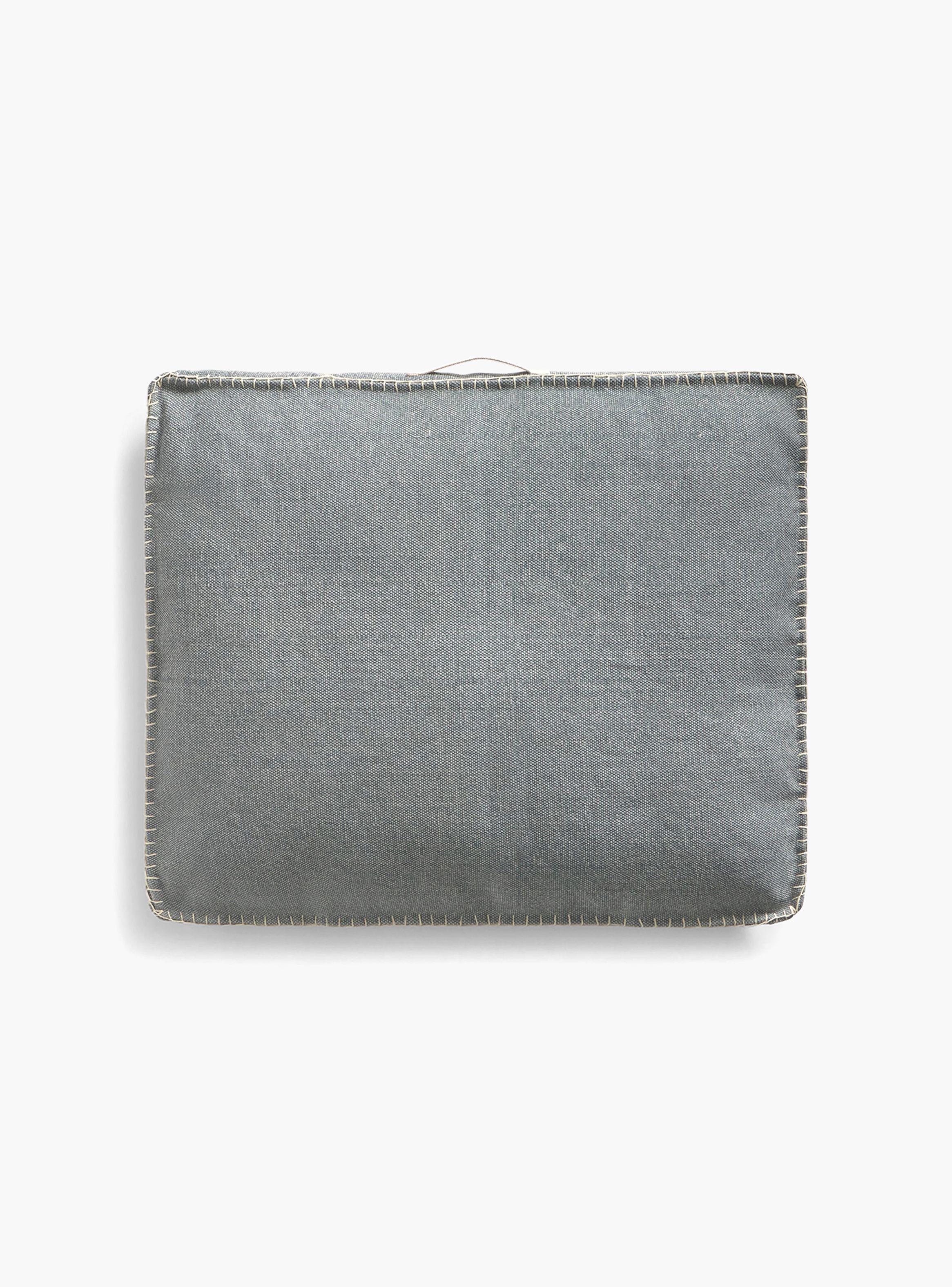 Cojín de Suelo Asana 90x75 Turquesa-0