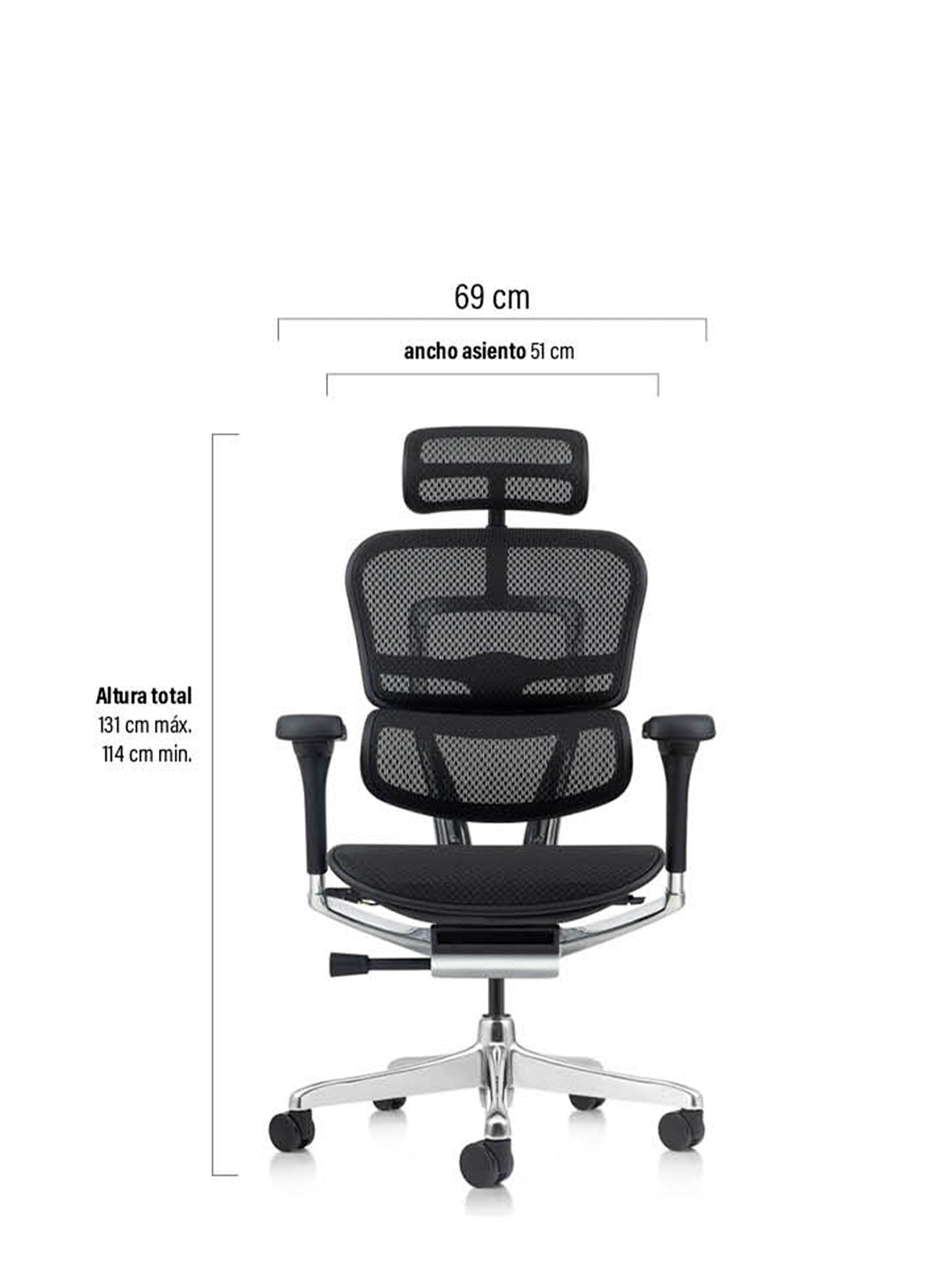Silla Ergohuman Elite 2 Negro-6