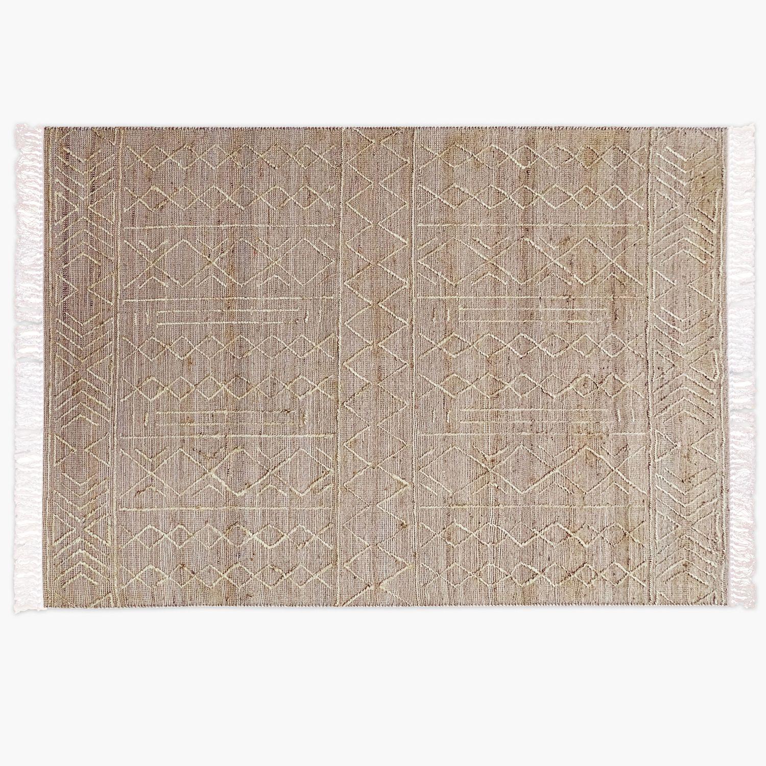 Alfombra Yute/Alg Hirane 300x400 Café-2