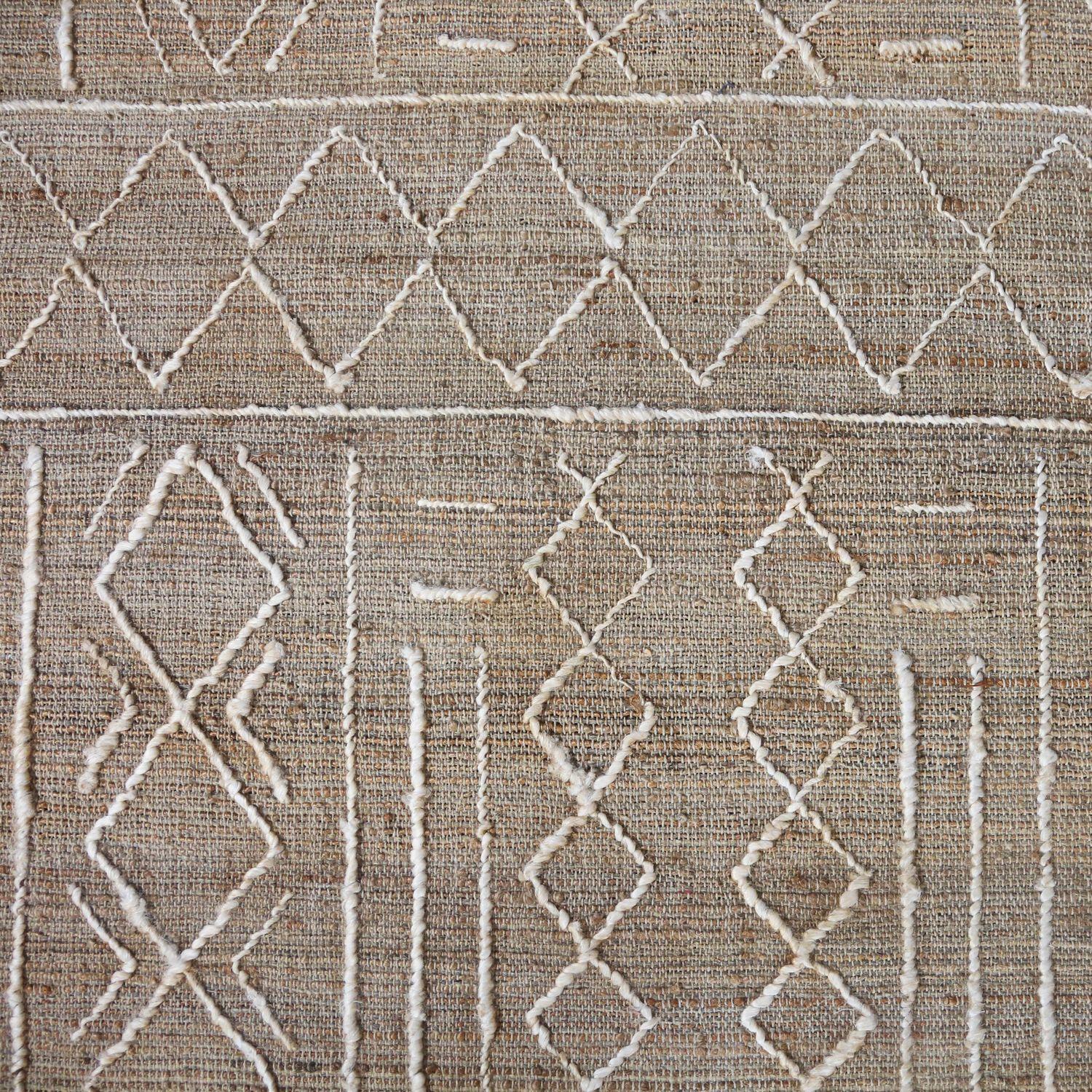 Alfombra Yute/Alg Hirane 300x400 Café-4