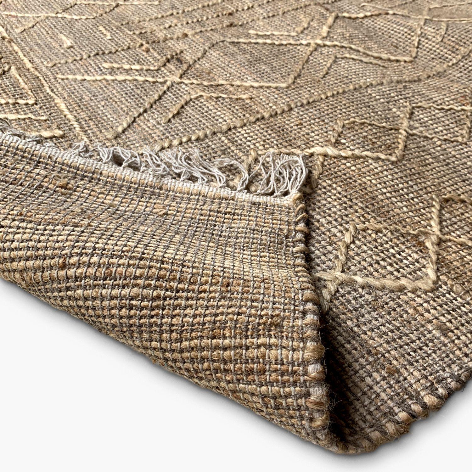 Alfombra Yute/Alg Hirane 300x400 Café-7