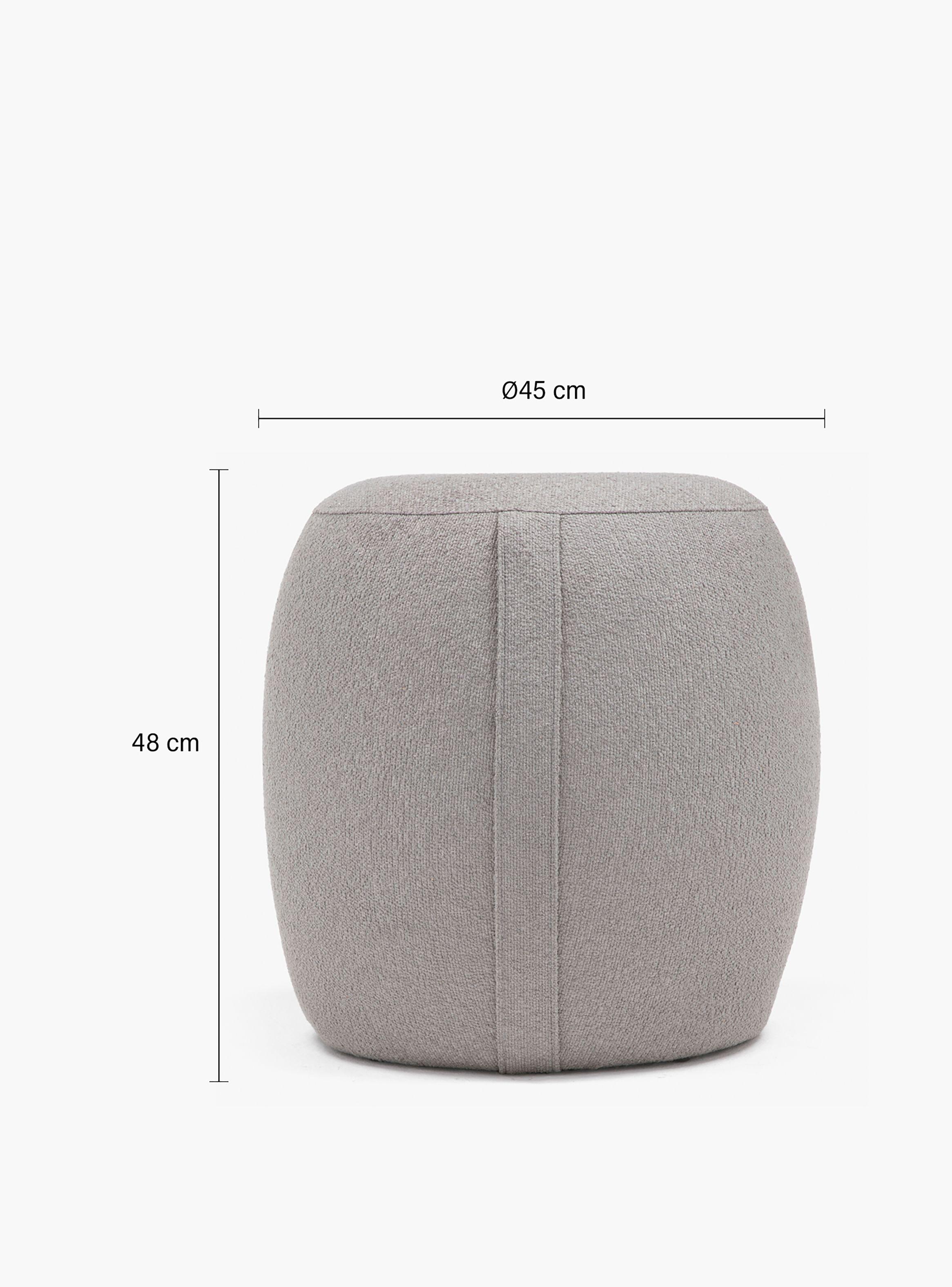 Pouf Margaret 45 Gris-6