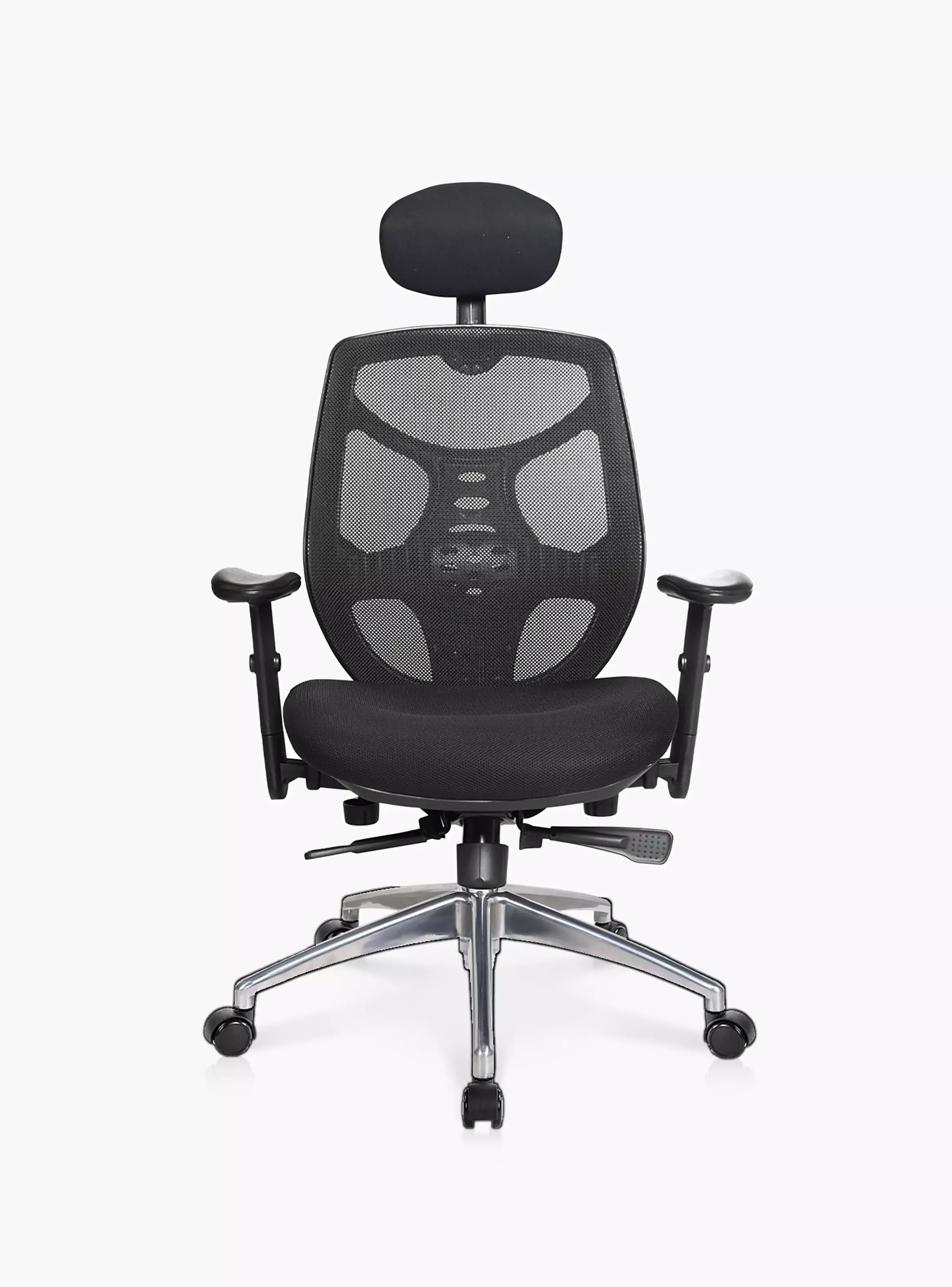 Silla Oficina Identity Base Aluminio con cabecero-0
