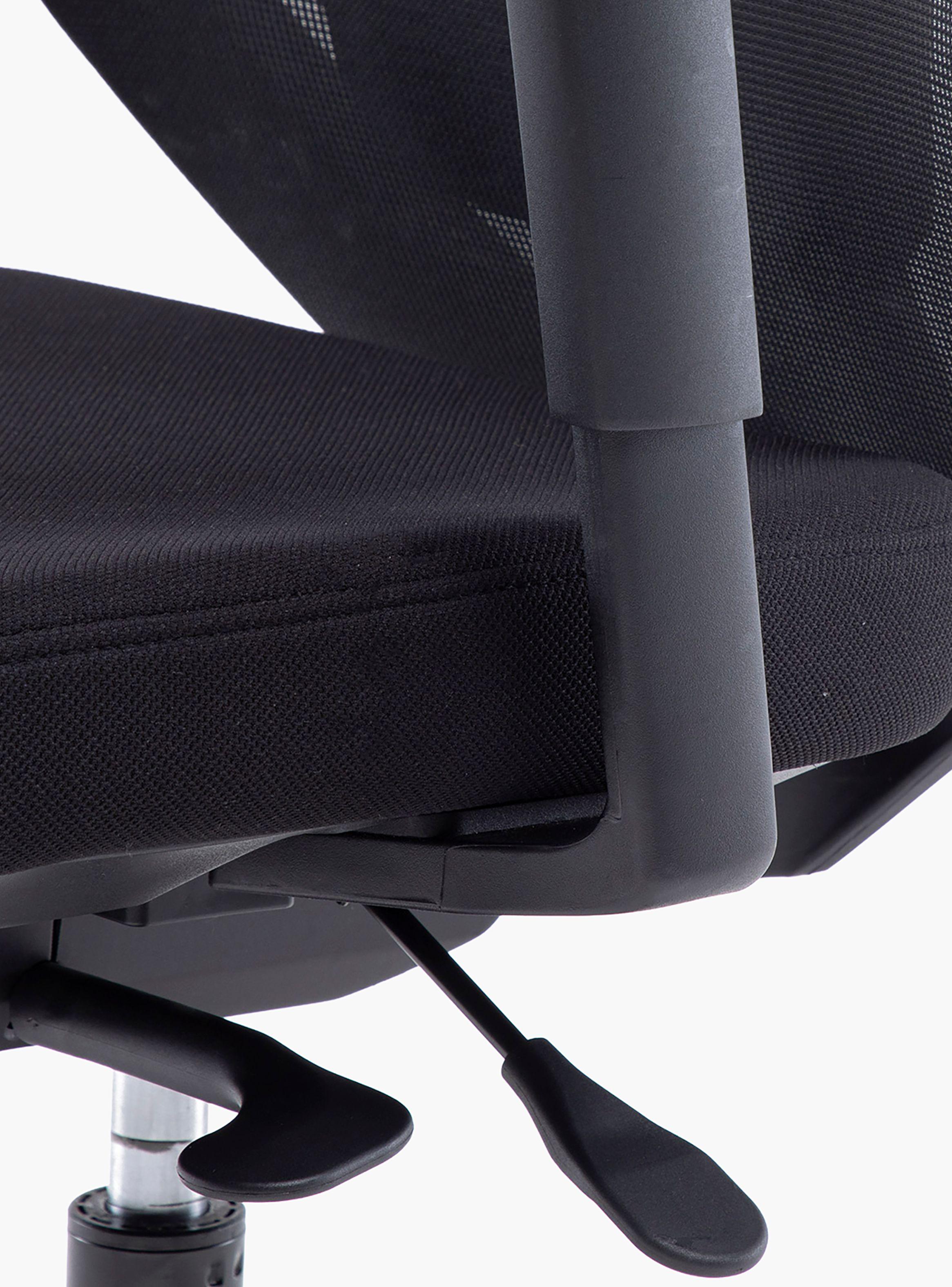 Silla Oficina Focus Negro con cabecero-4