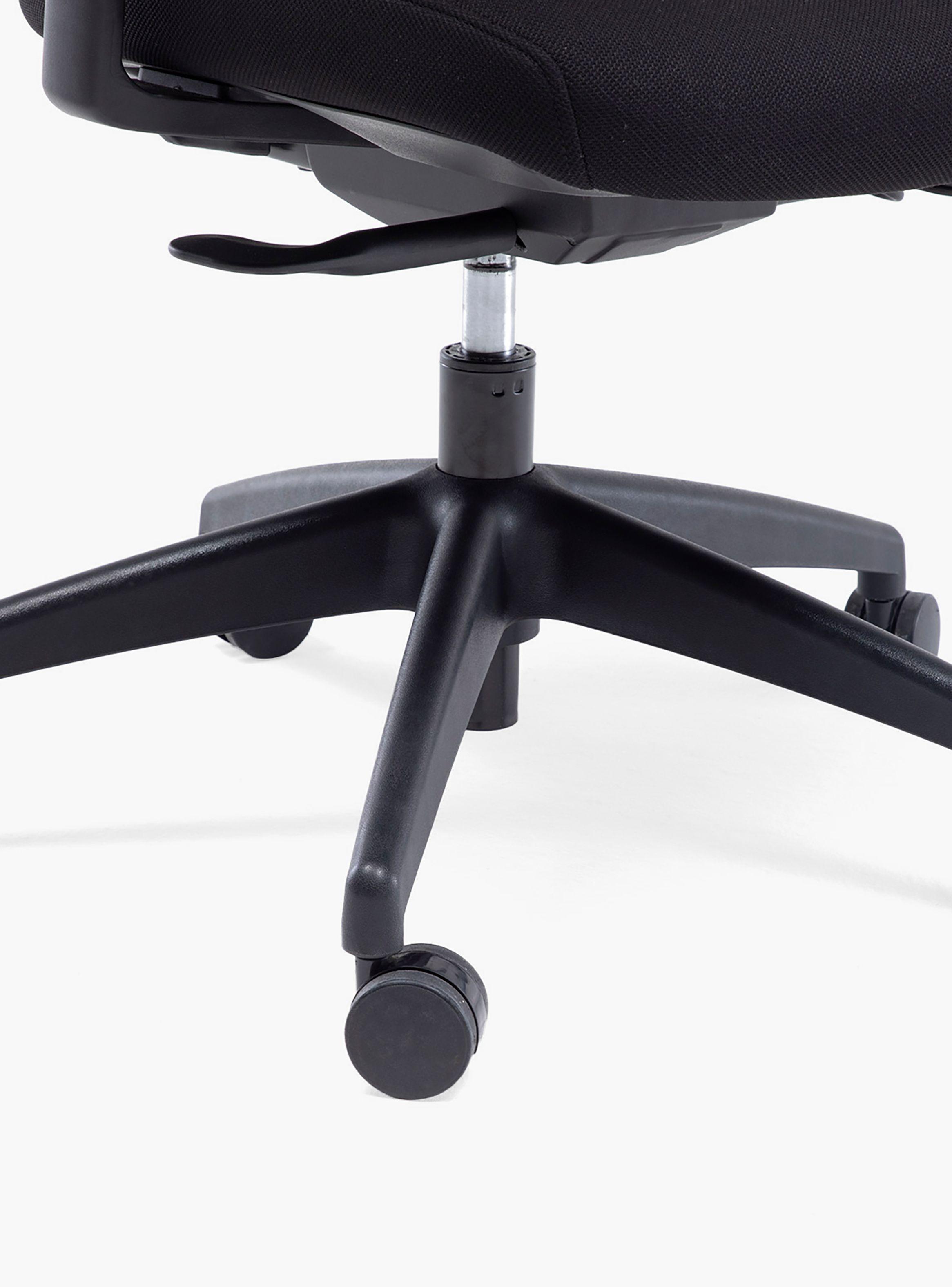 Silla Oficina Focus Negro con cabecero-7