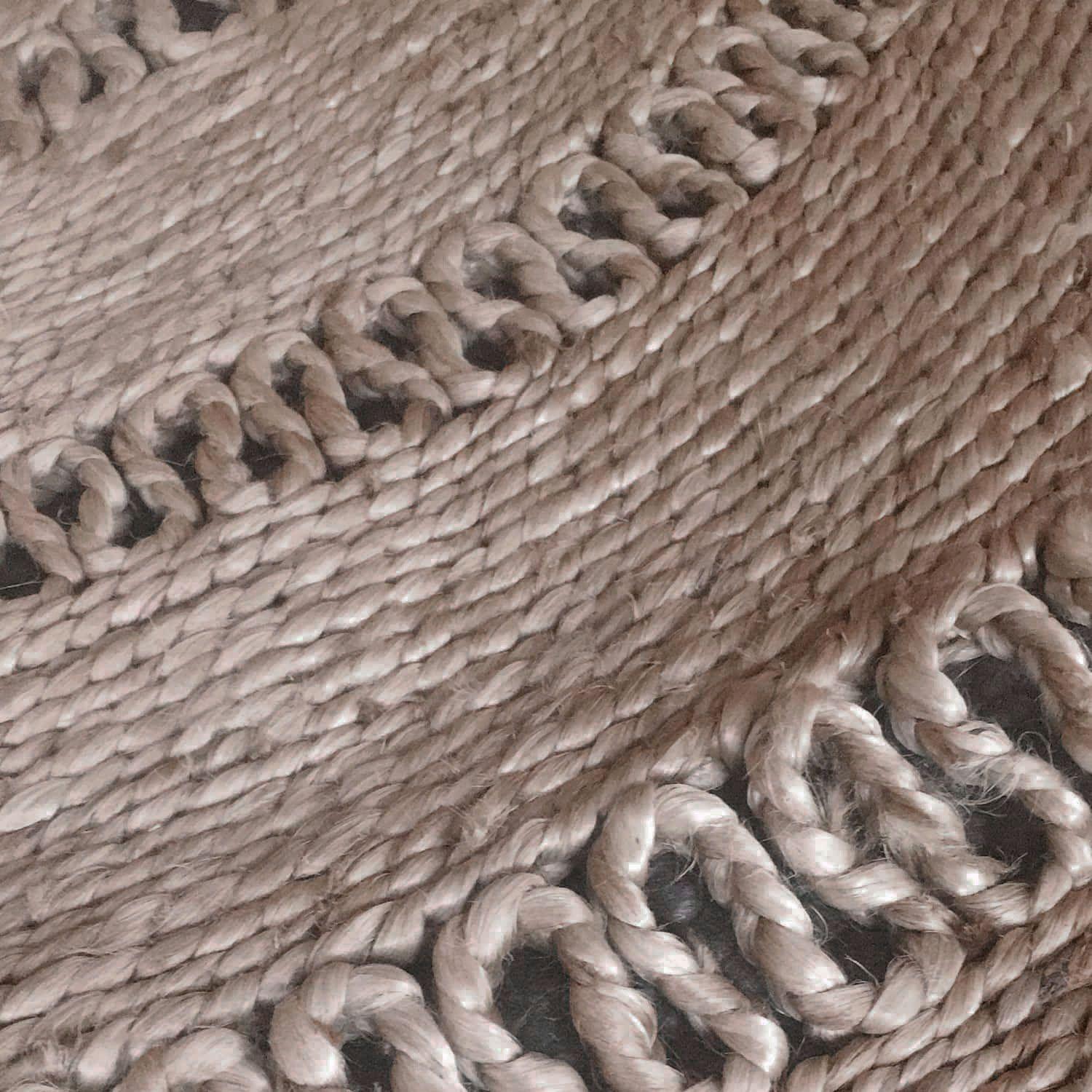 Alfombra Yute Oasis 150⌀ Crudo-3