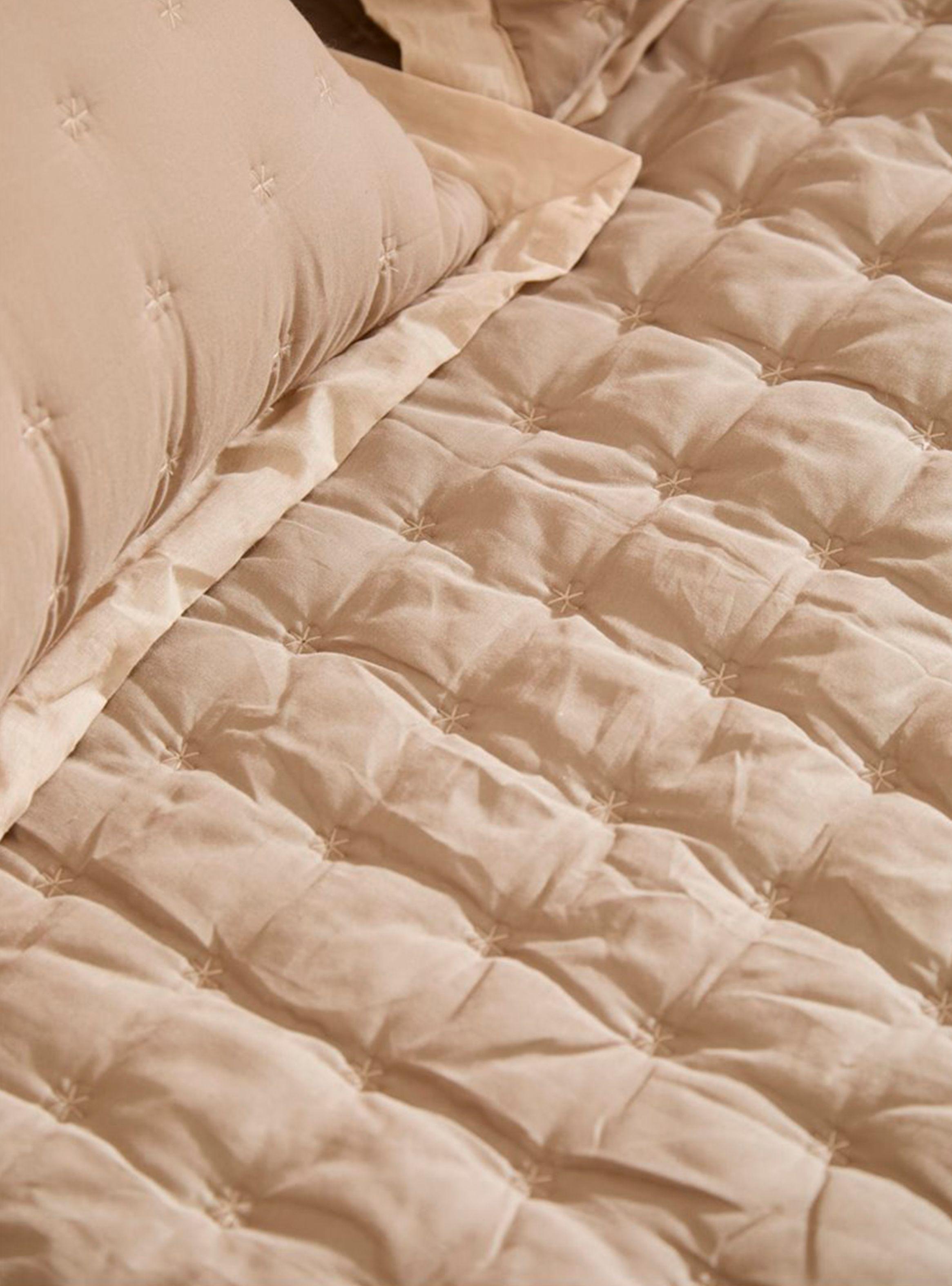 Colcha Nimes 240x260 Beige (Cama 2 plazas o Queen)-3