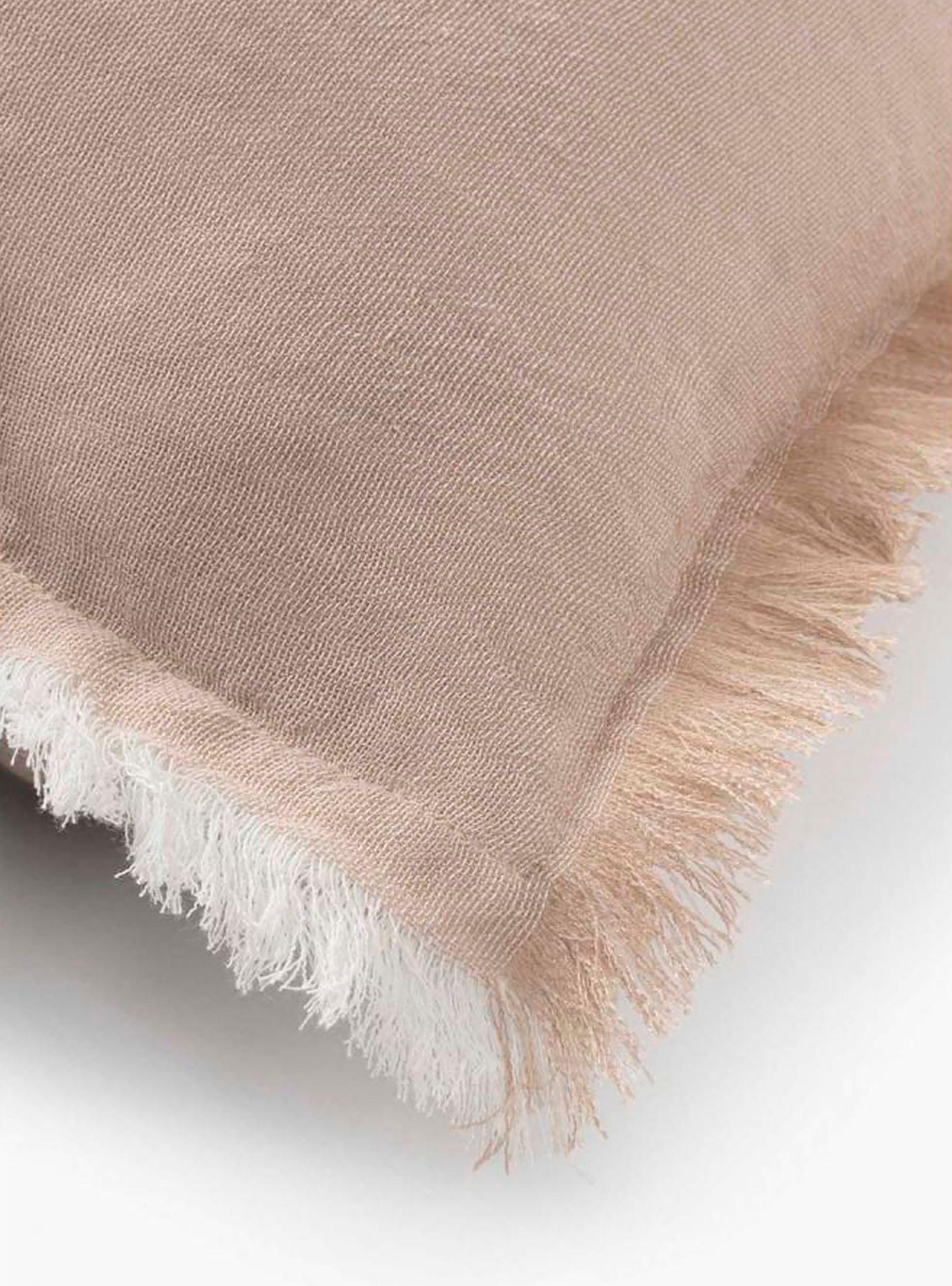 Funda Cojín Algodón Layer 30x60 Taupe-2