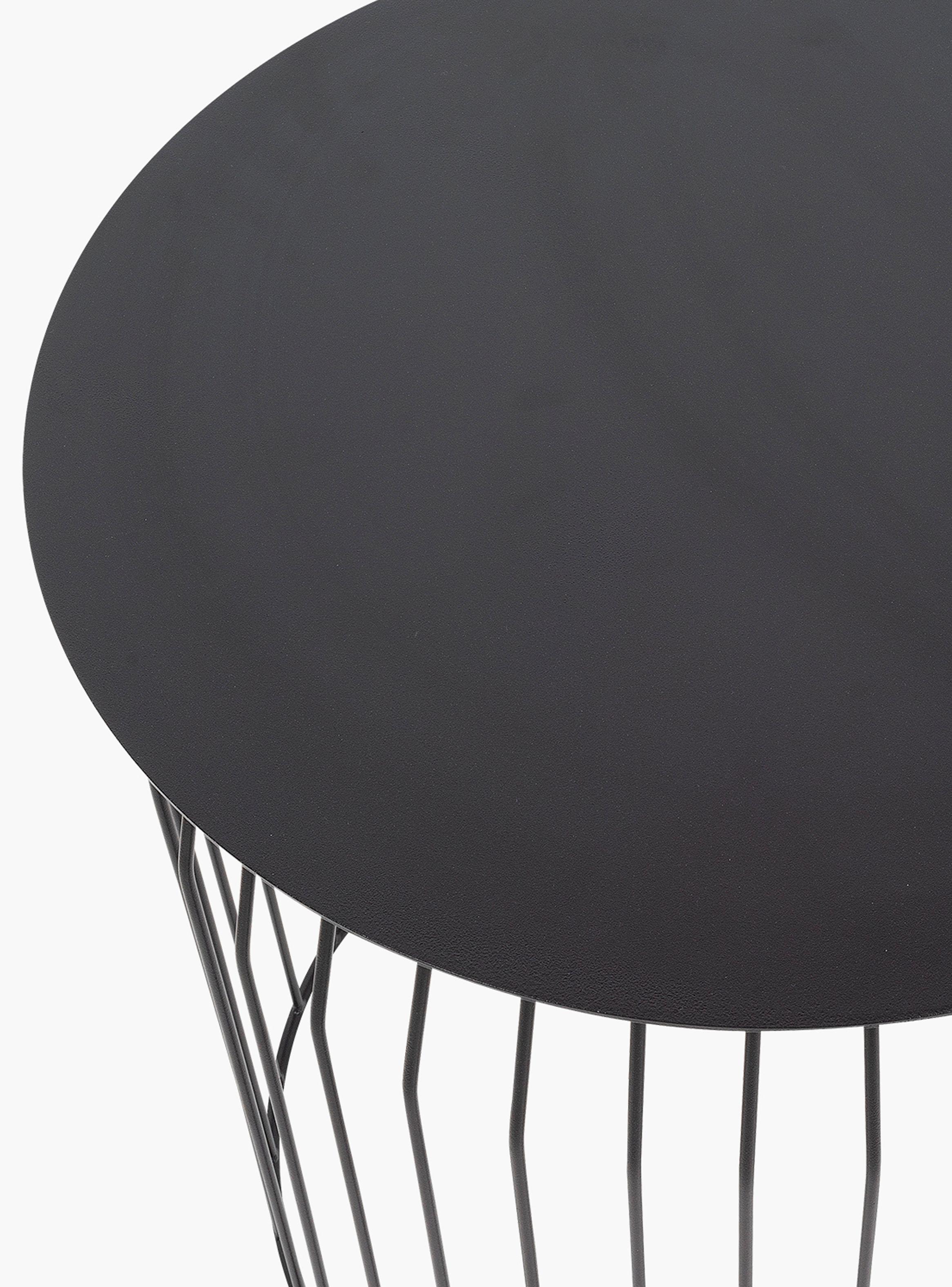 Mesa Lateral Wire DIAM 48 Negro-7
