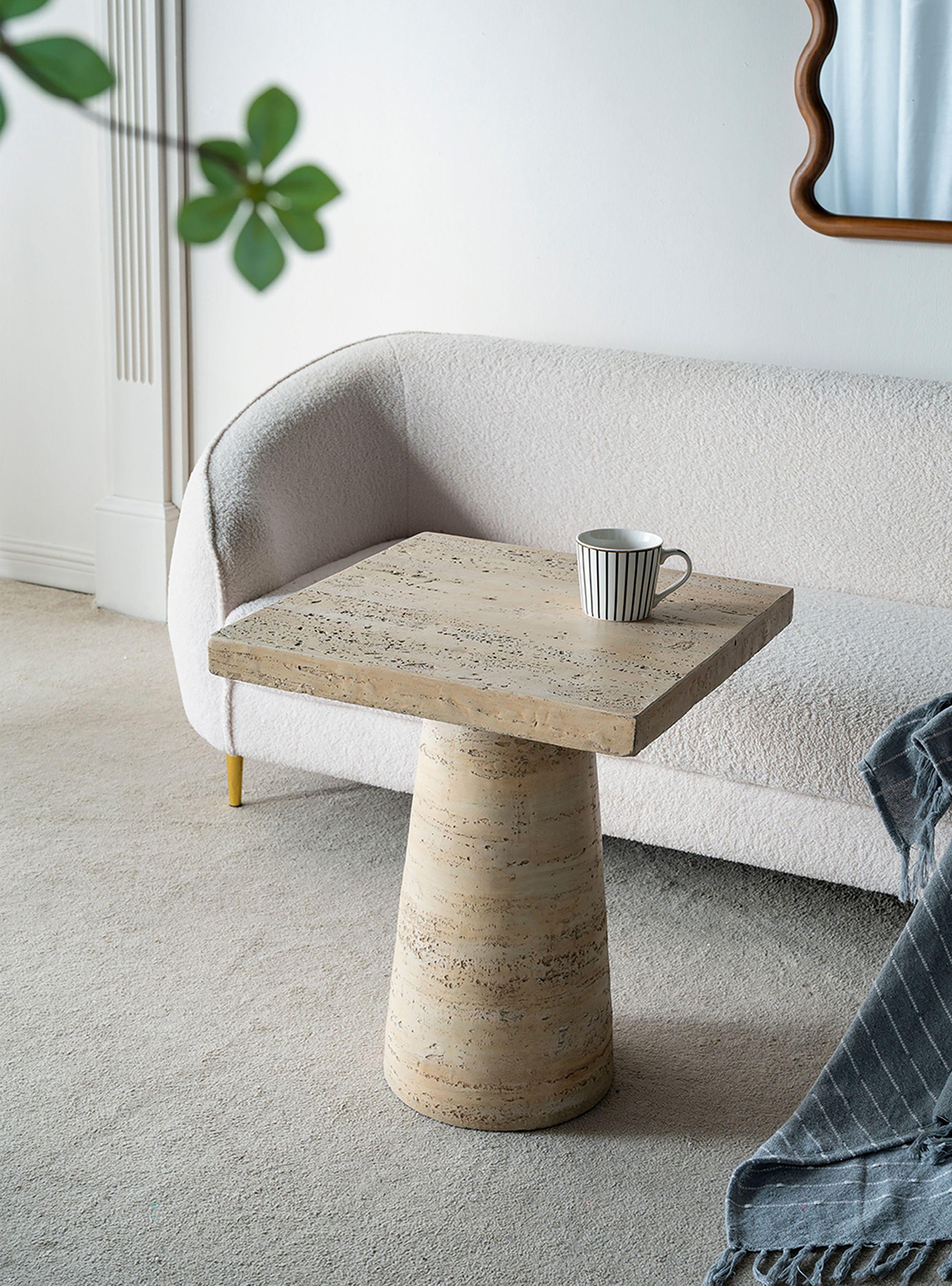 Mesa Lateral Tadeo Cuadrada Crudo-6