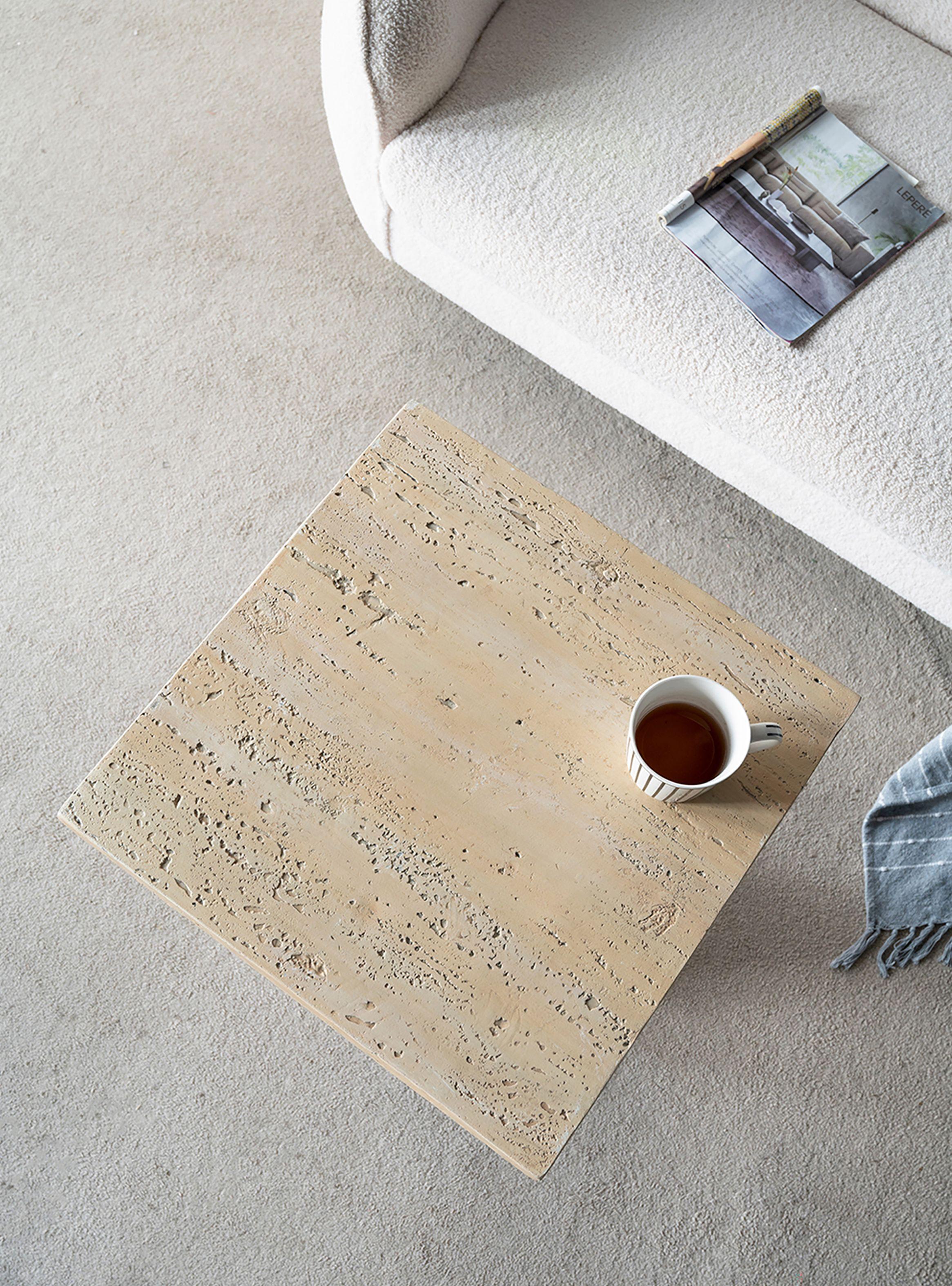 Mesa Lateral Tadeo Cuadrada Crudo-7