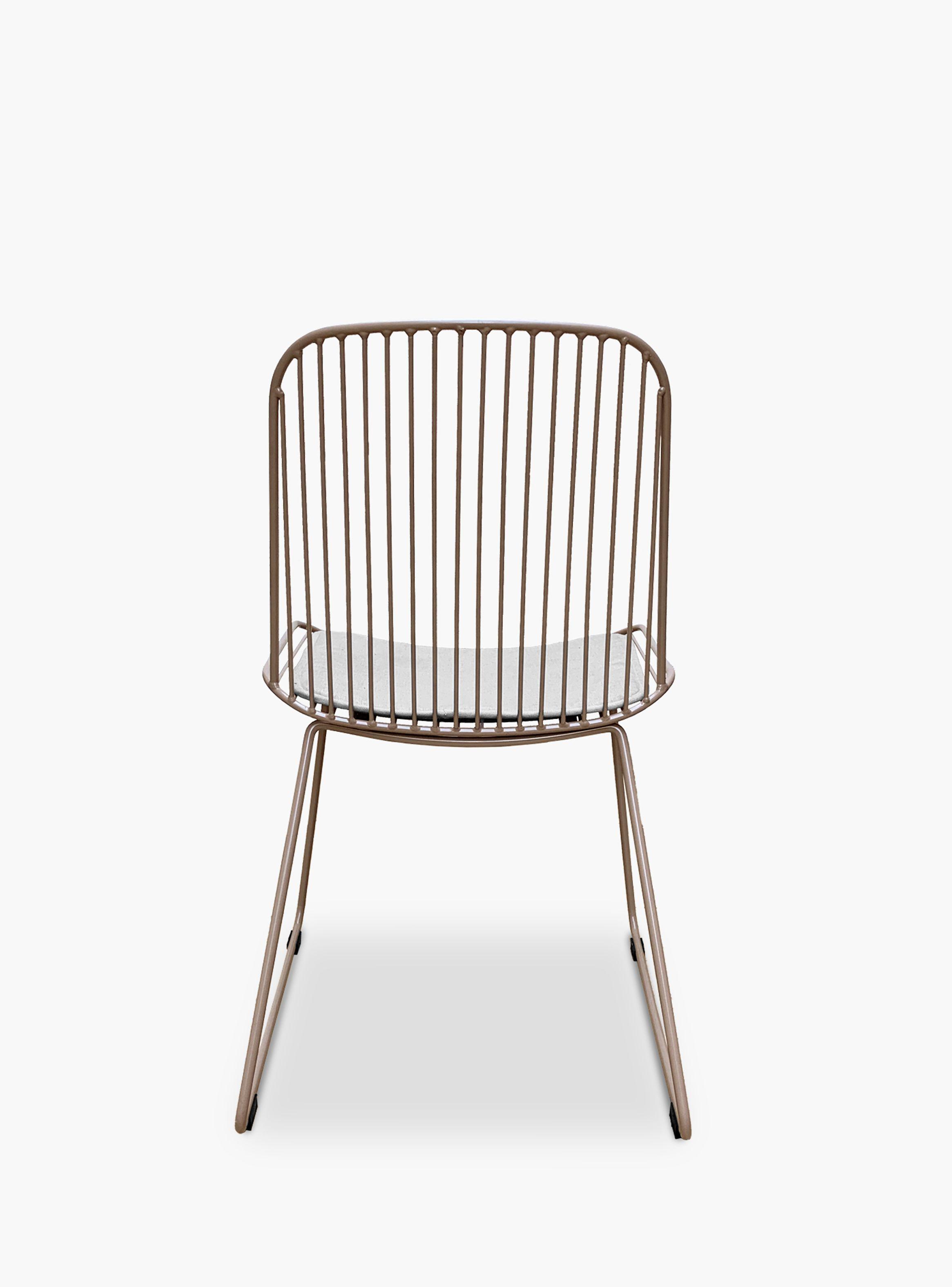Silla metalica Isabella Taupe-2