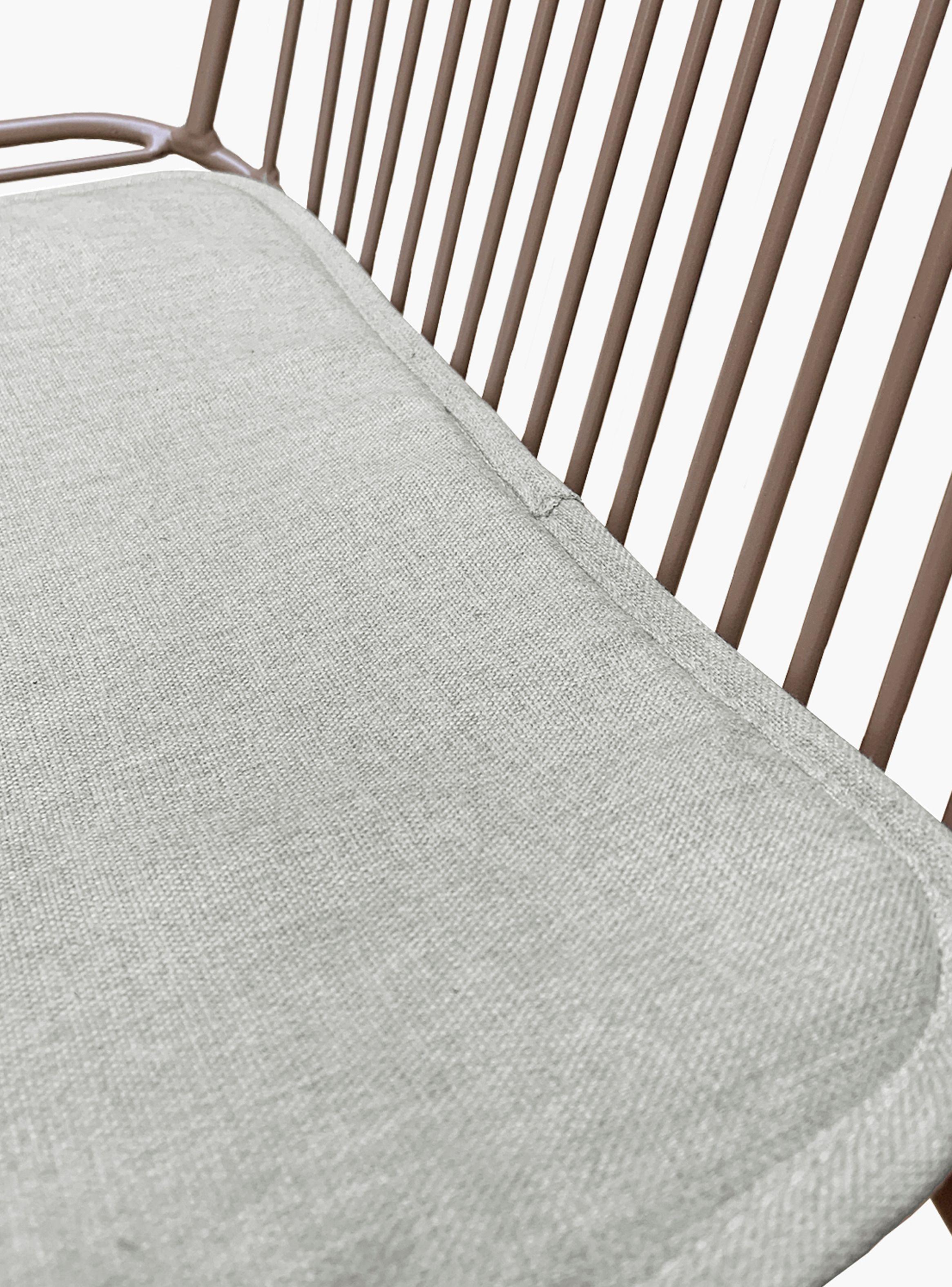 Silla metalica Isabella Taupe-3