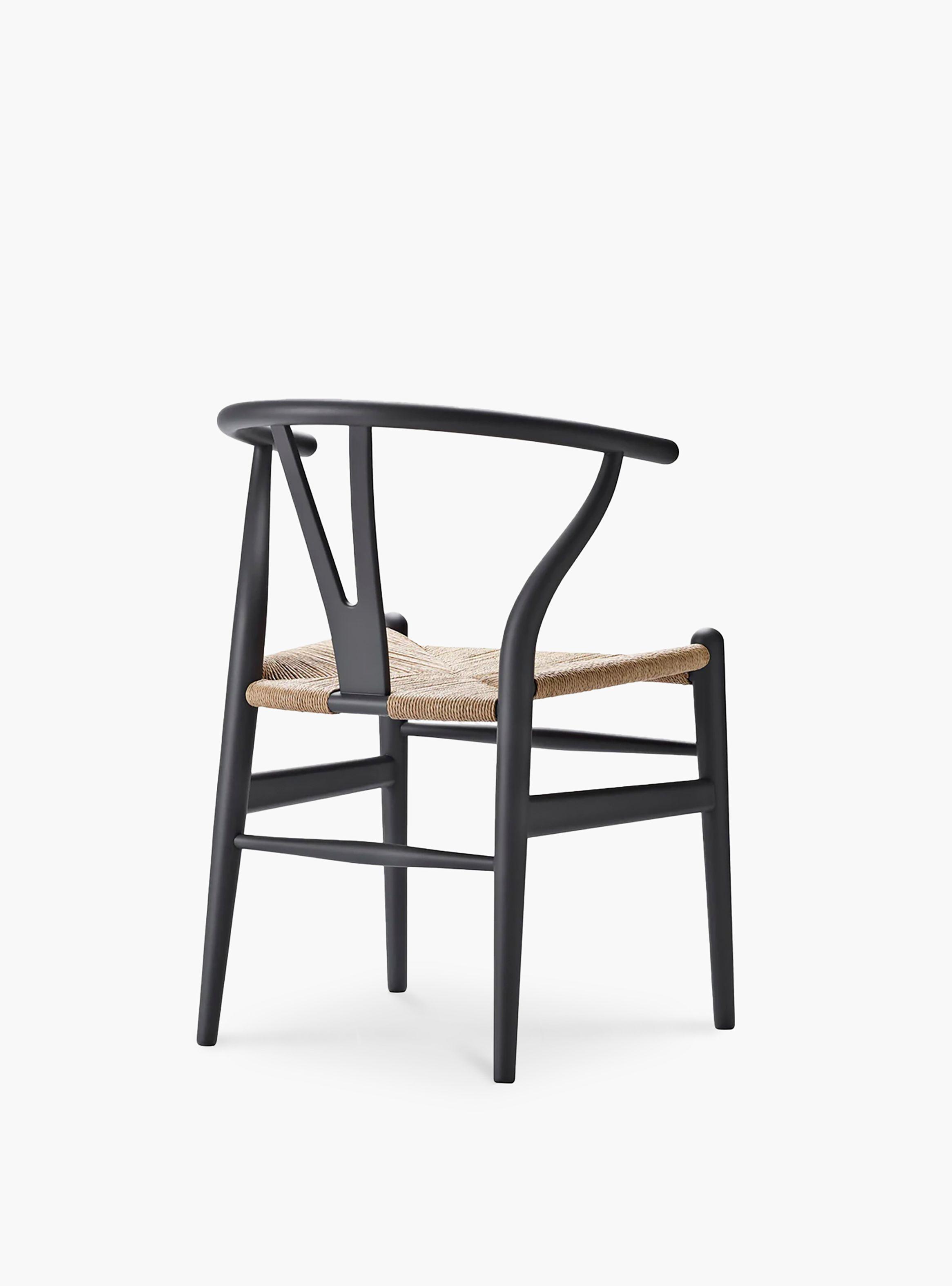 Silla Madera Wishbone Negro-3