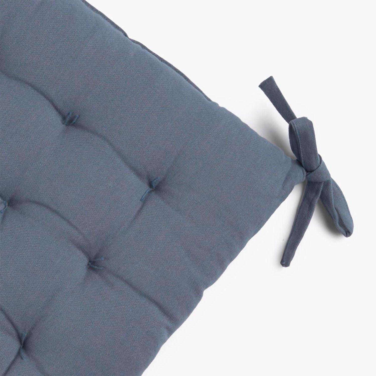 Cojin de Silla Algodón Gavema 40x40 Azul-1