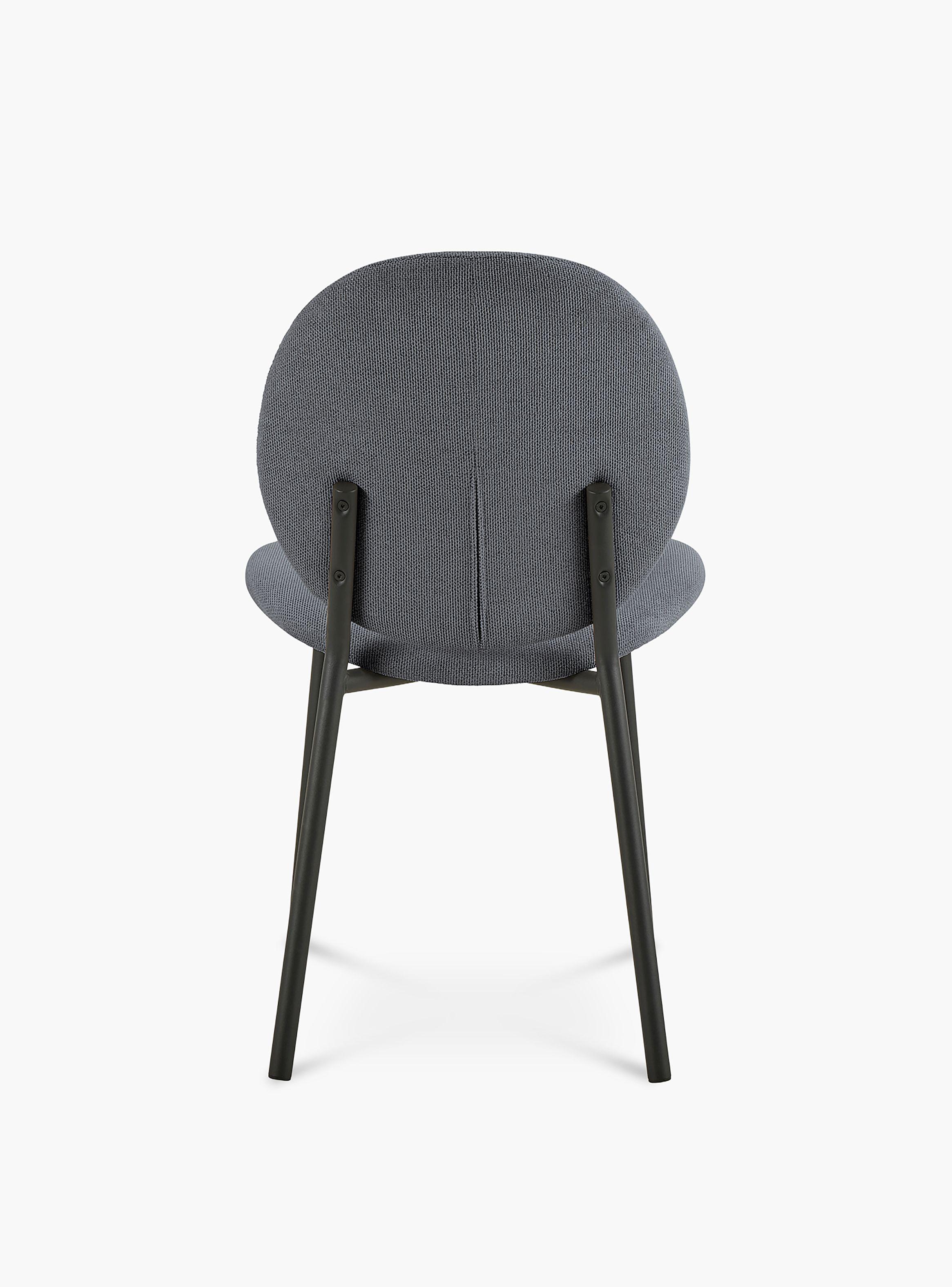 Silla Tapiz Cliff Gris Oscuro-4