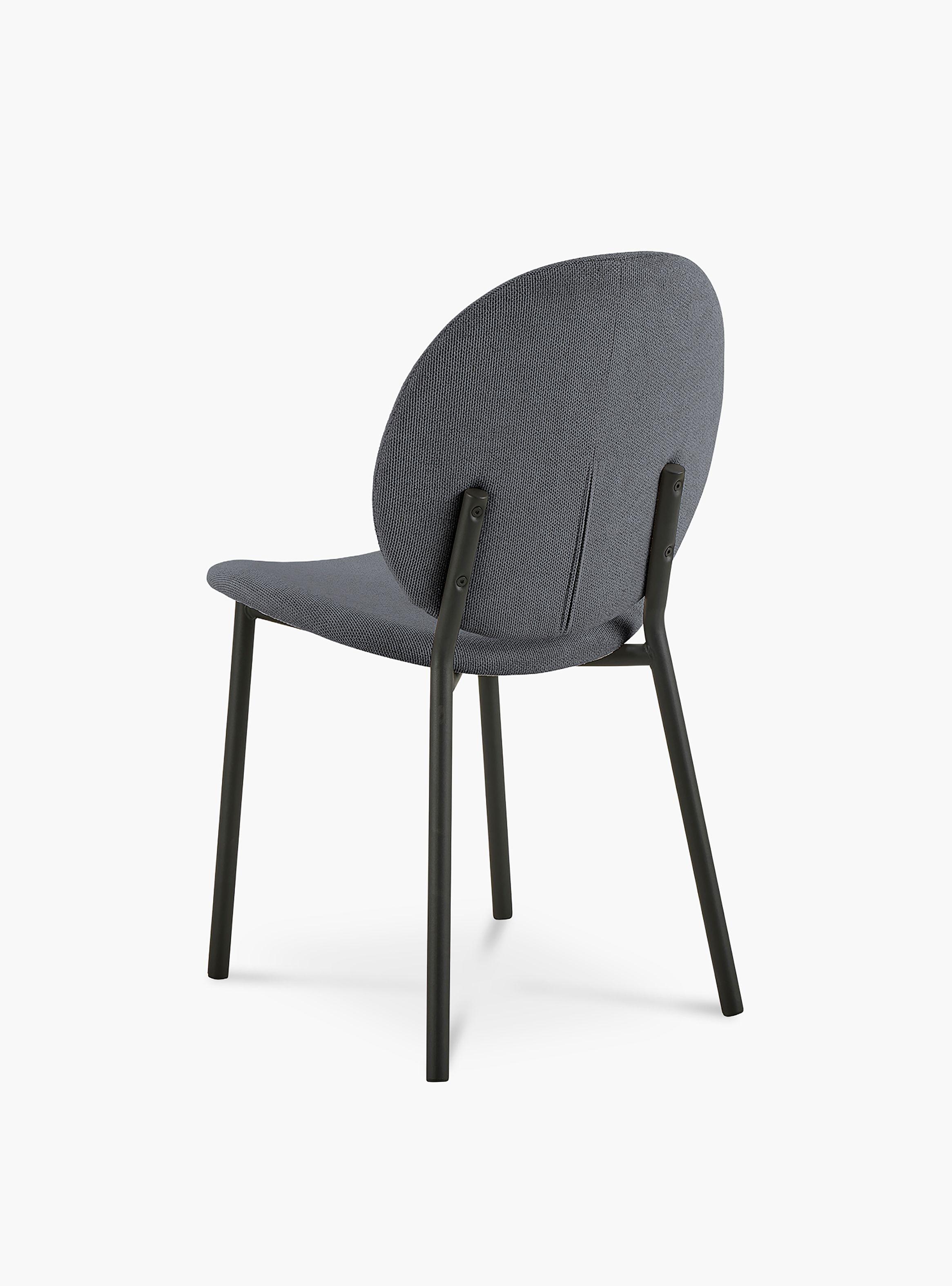 Silla Tapiz Cliff Gris Oscuro-5