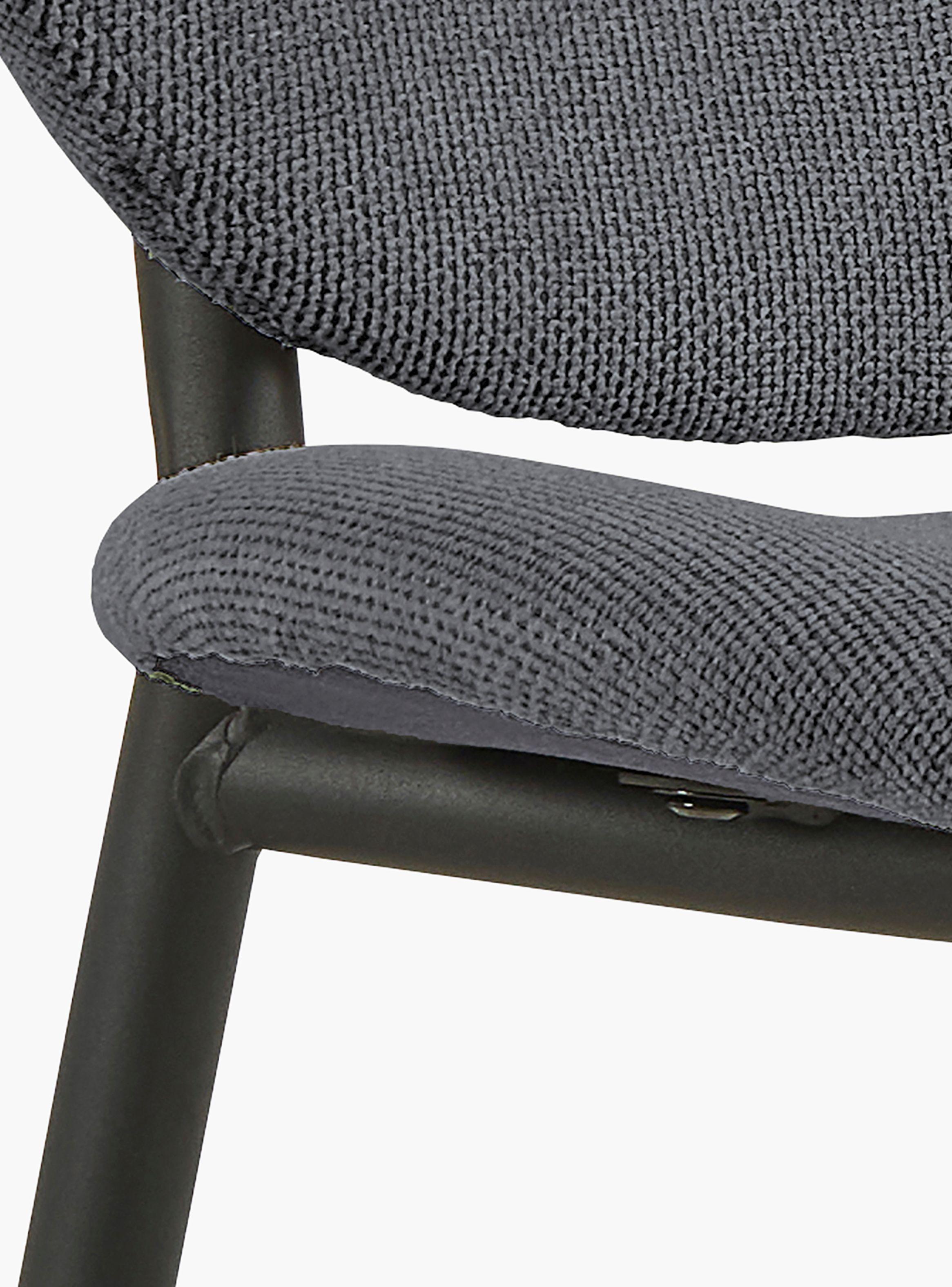 Silla Tapiz Cliff Gris Oscuro-6