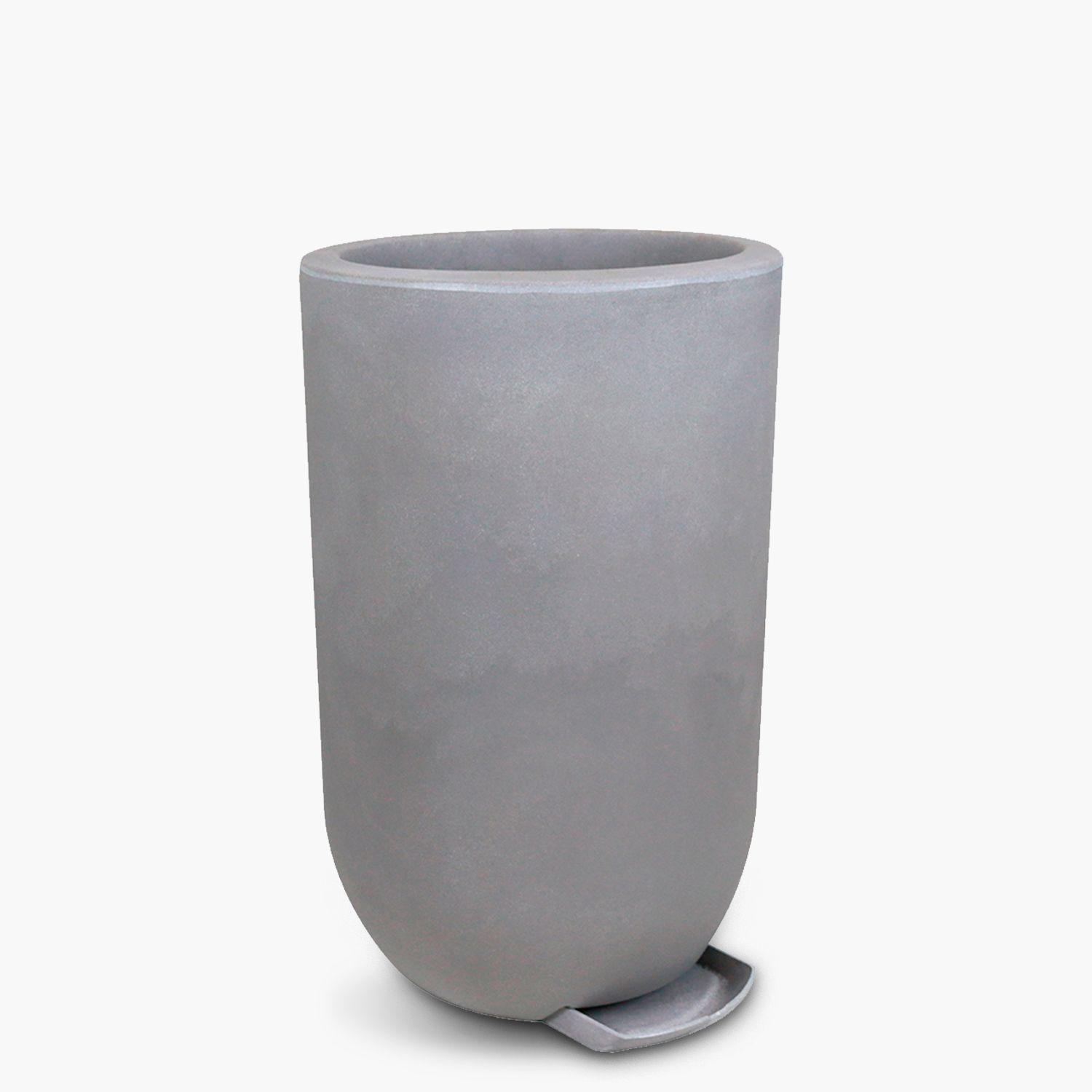 Macetero Lauca 80 Gris Claro-1