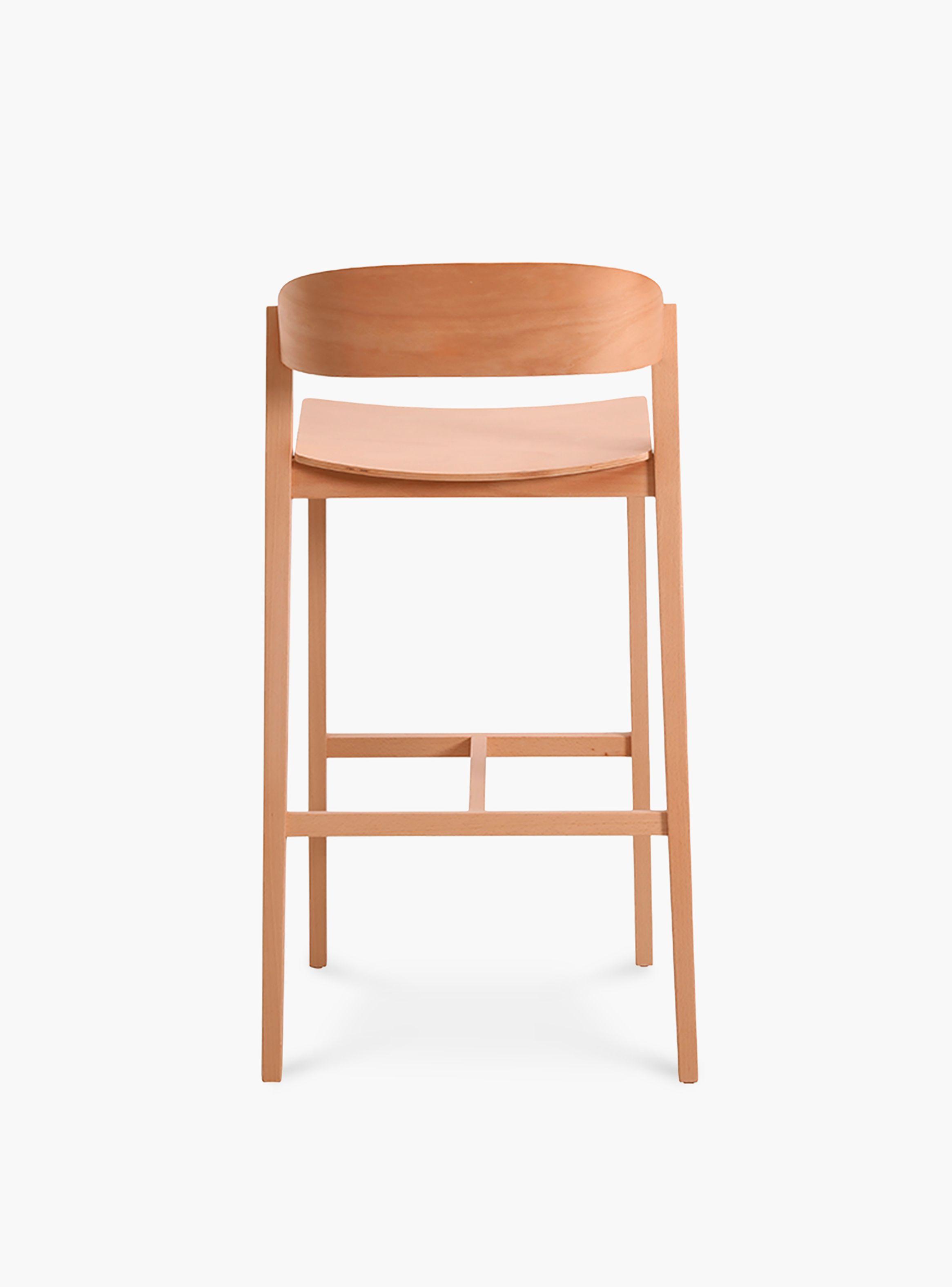 Taburete Alto 76 Madera Celine Natural-4