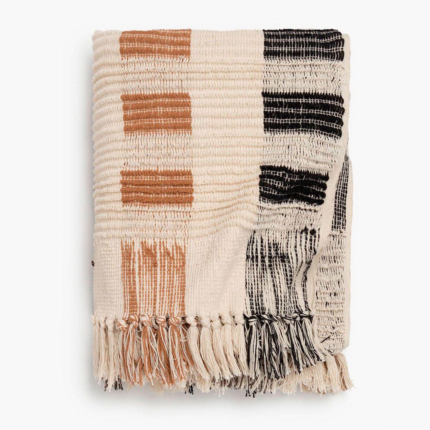 Manta Algodón Saporo 120x180 Crudo-0