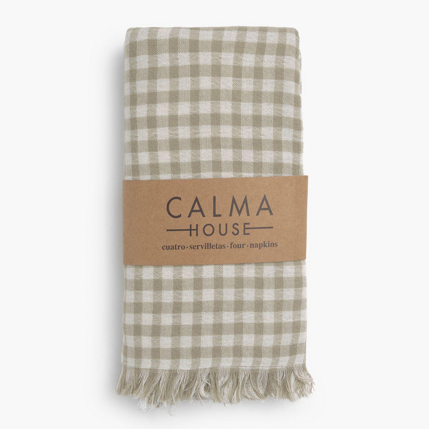 Set 4 Servilletas Algodon Parma 45x45 Lino-0