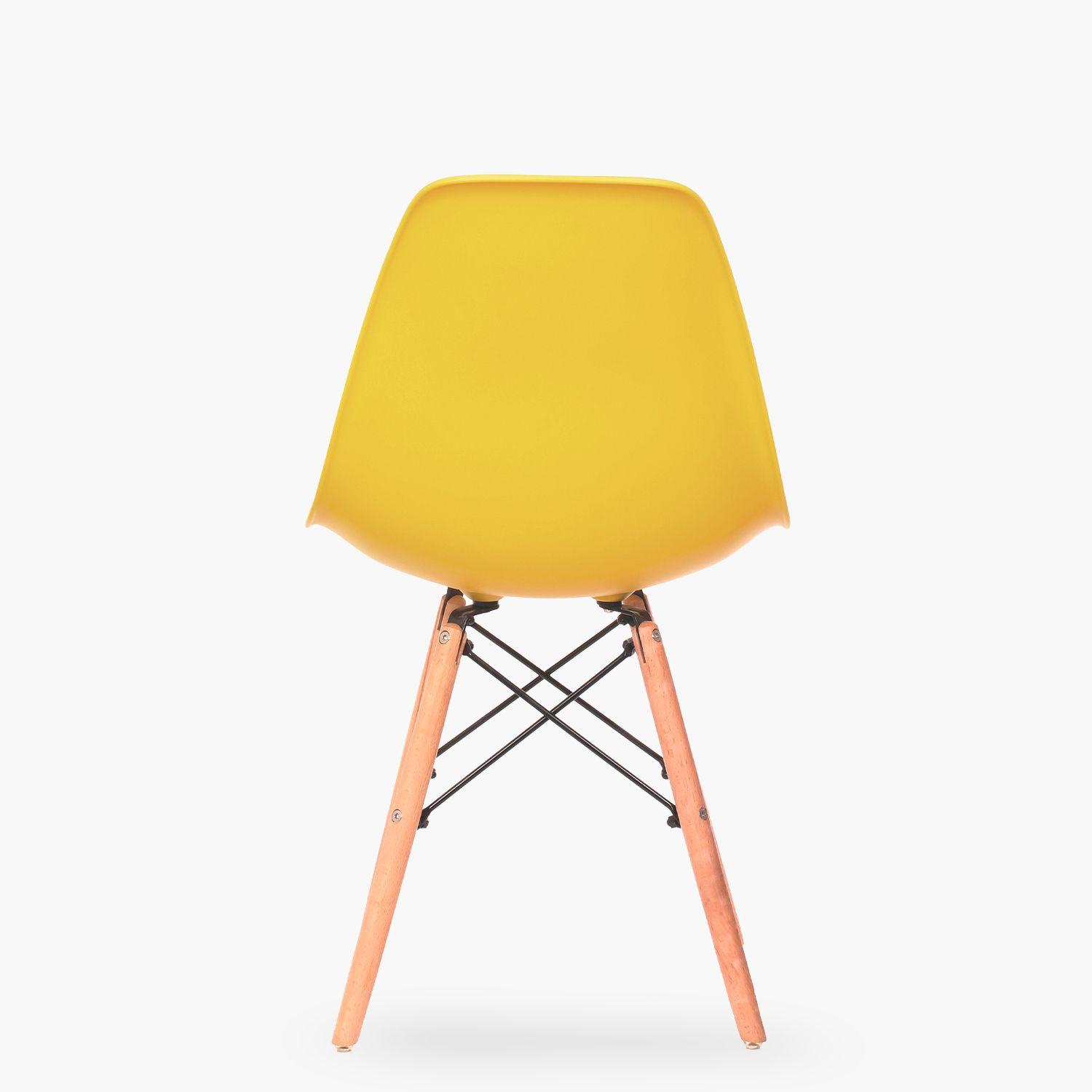 Silla DSW Réplica Eames Amarillo-3