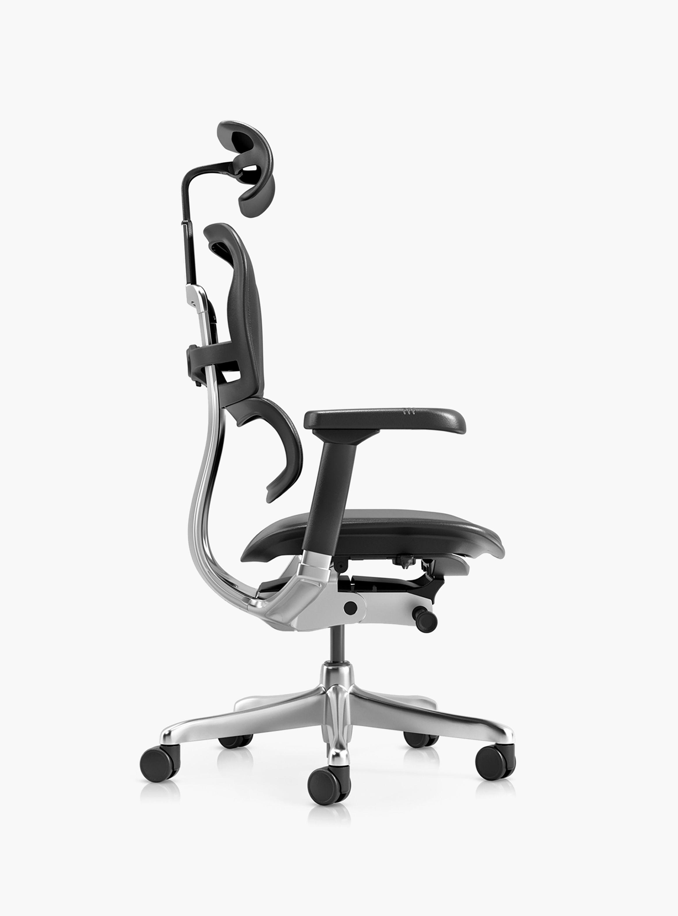 Silla Ergohuman Elite 2 Cuero Negro c/cabecero -2