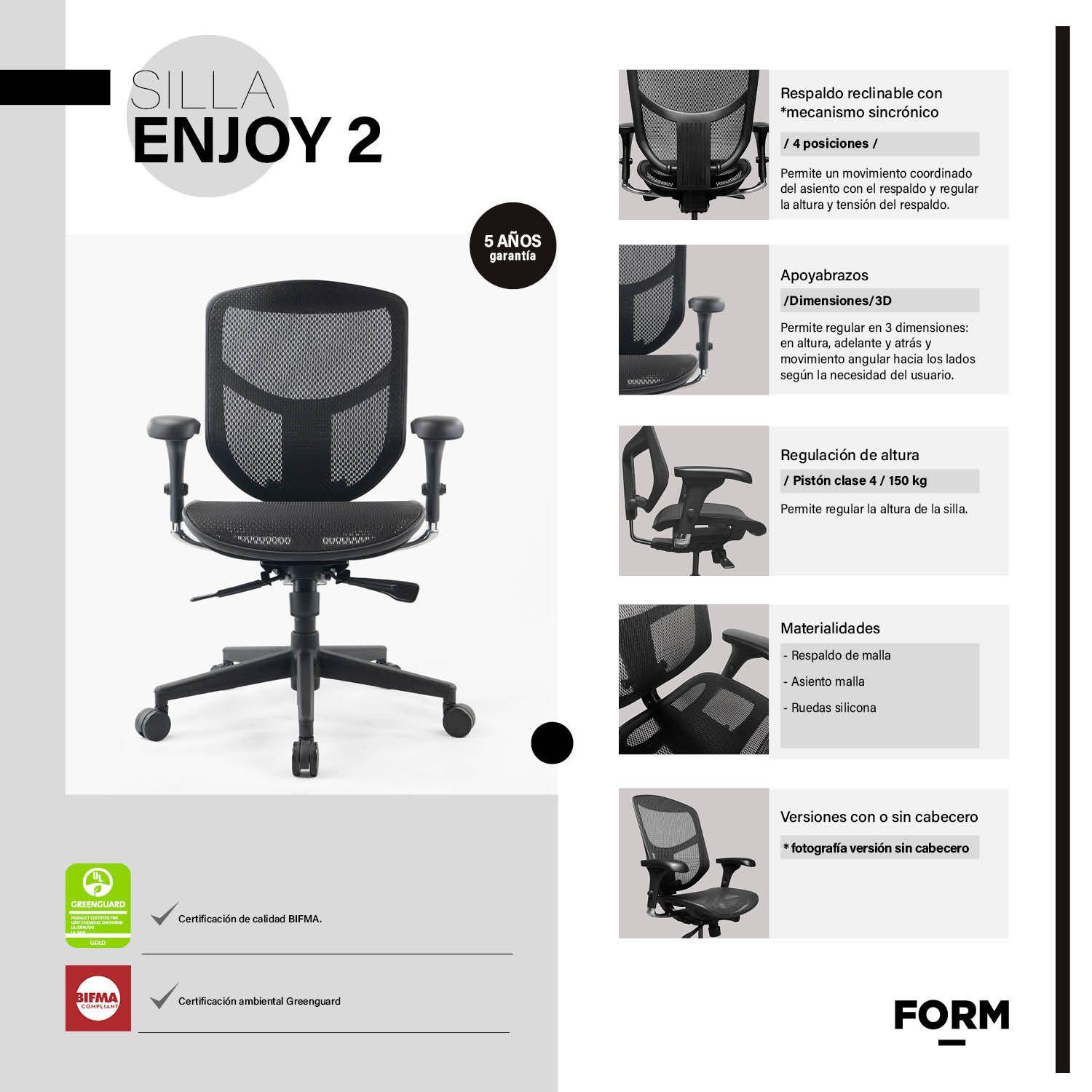 Silla Enjoy 2 Negro-14