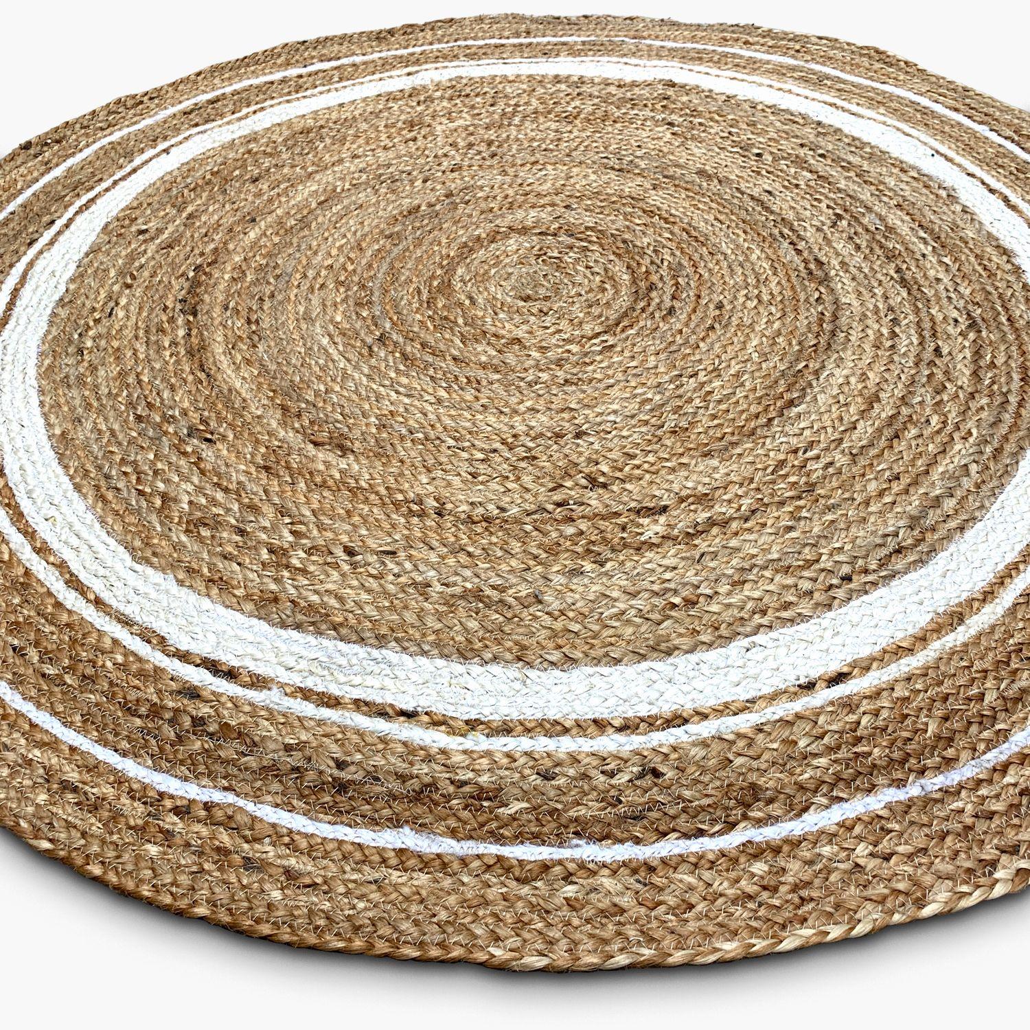 Alfombra Yute Indu D160 Natural-2