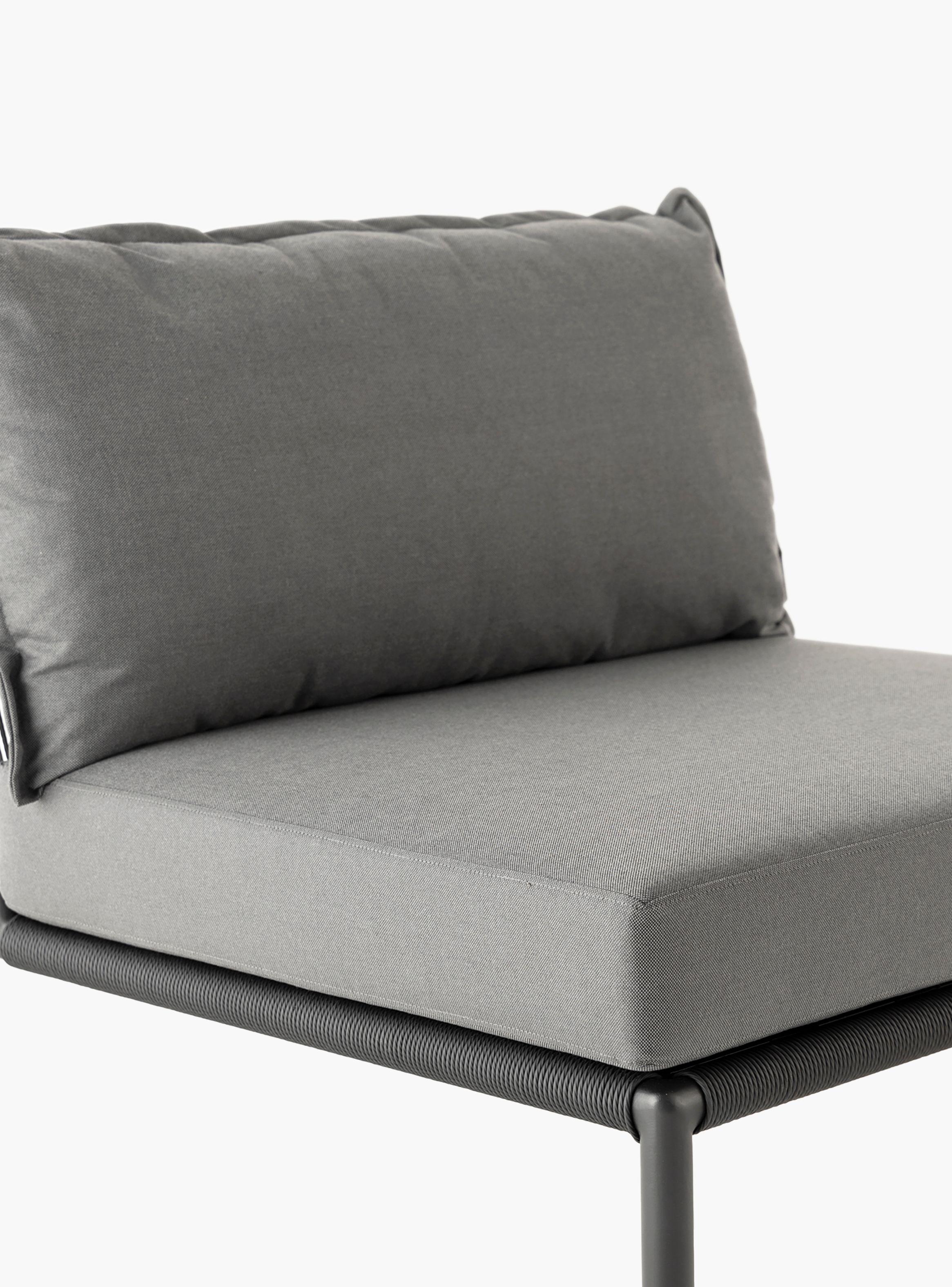 Sofá 1C Palermo Gris Oscuro-3