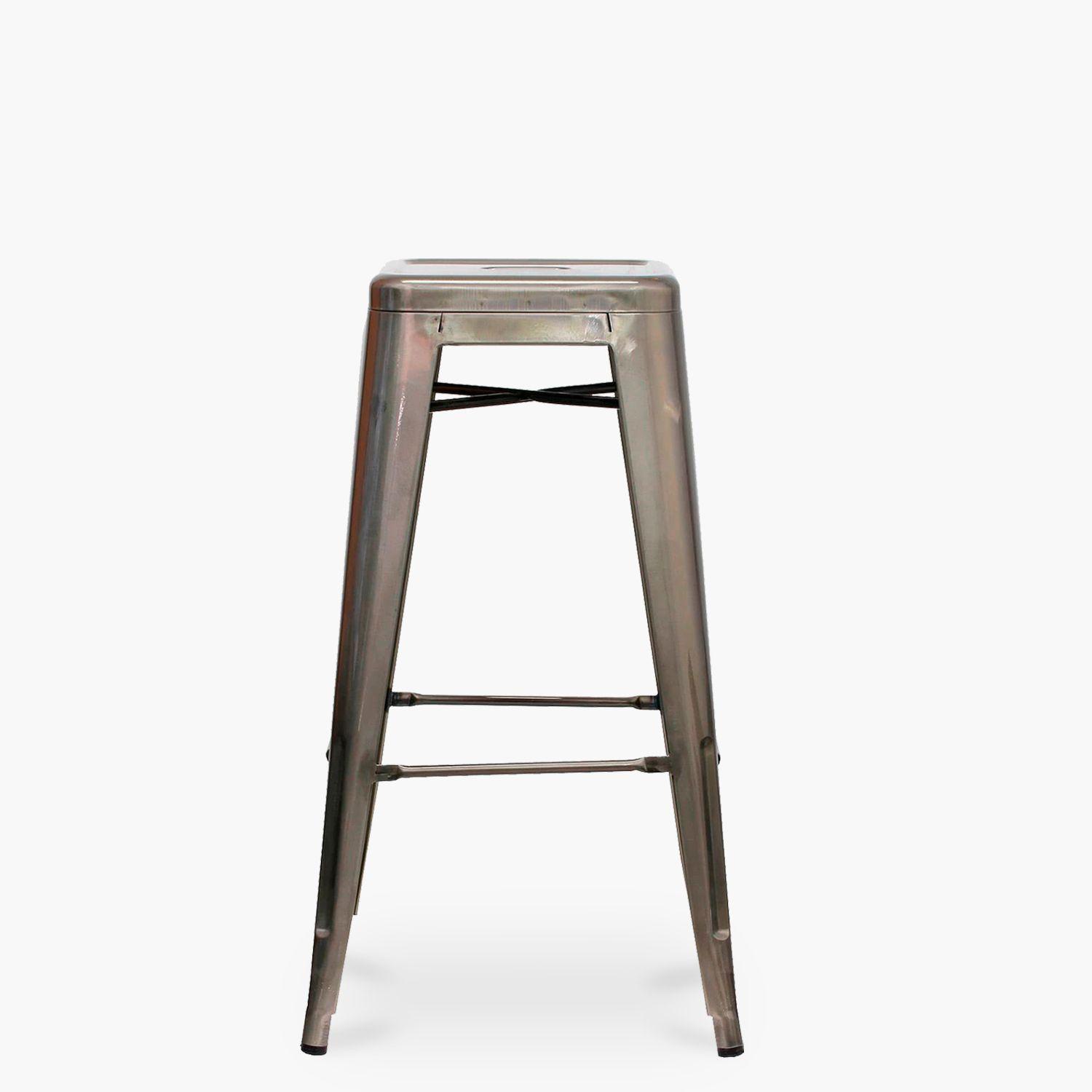 Pack 4 Tolix Taburetes 77 Metal Metal-1