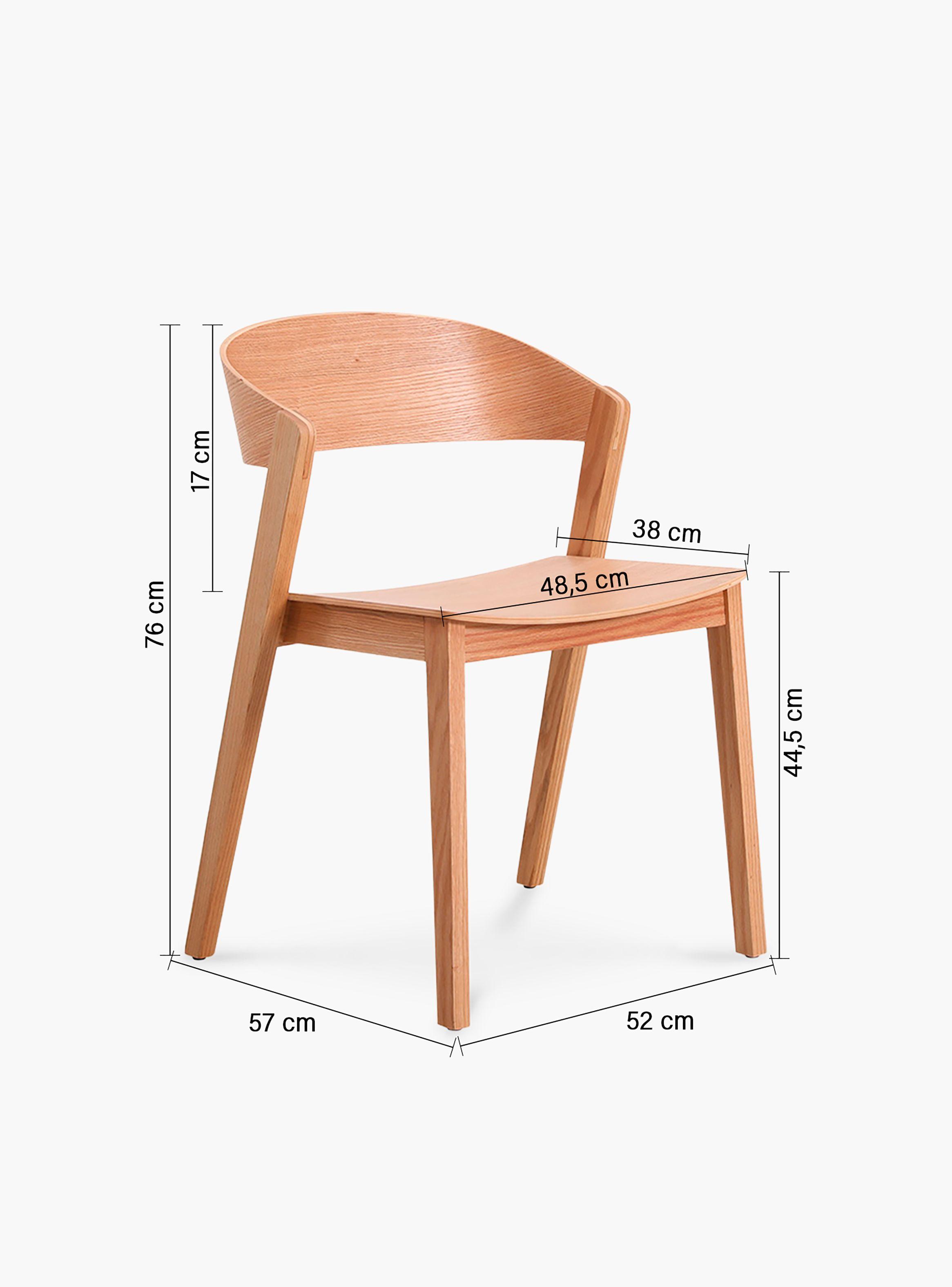 Silla Madera Celine Natural-5