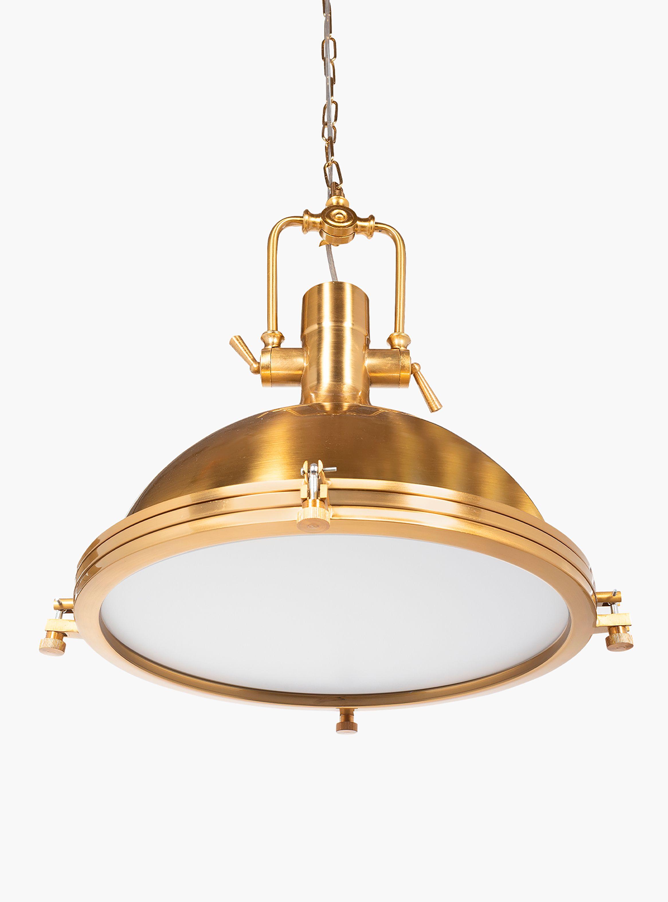 Lampara de Colgar Warehouse Dorado-2