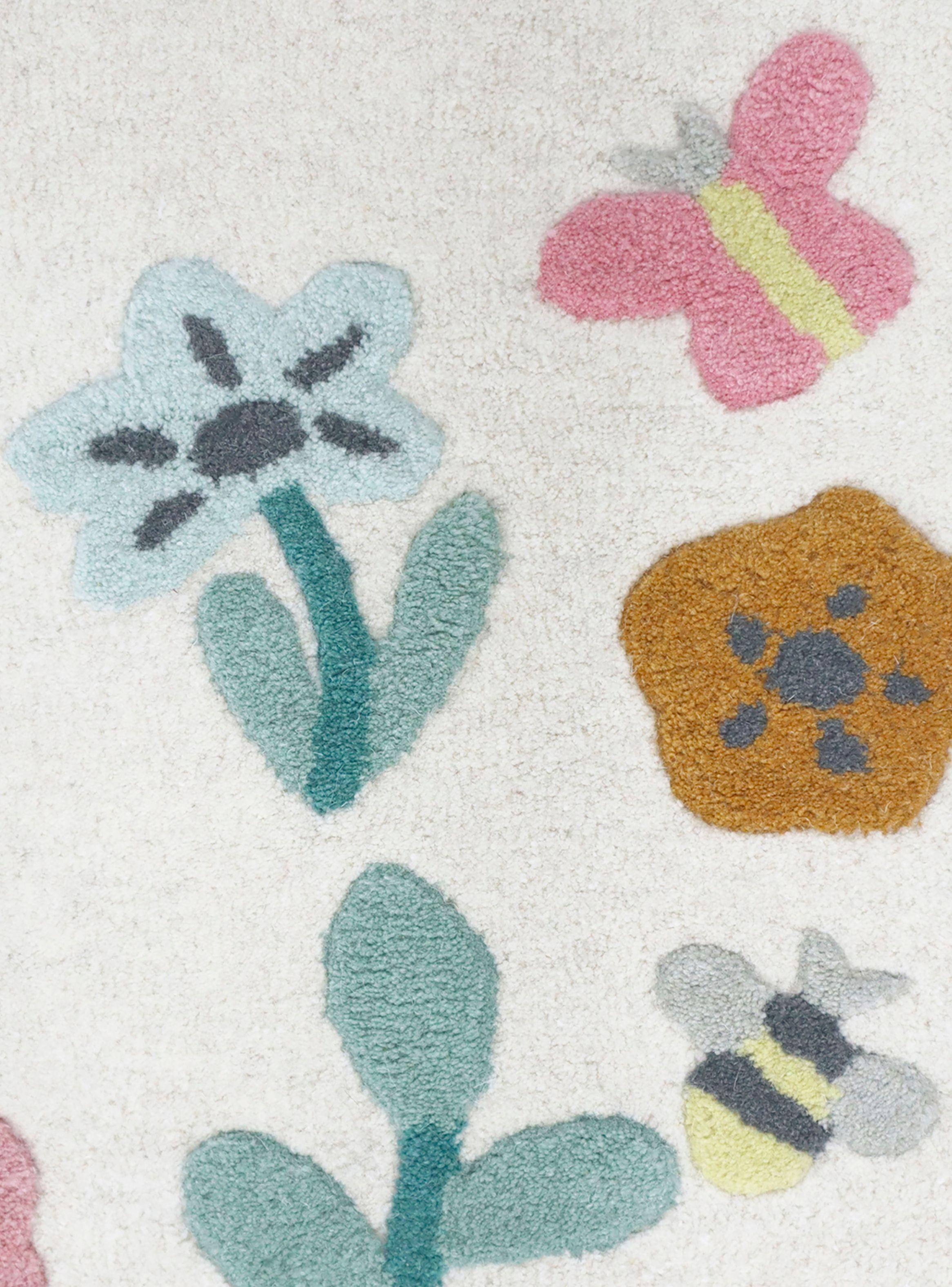 Alfombra Flores 90x130-4