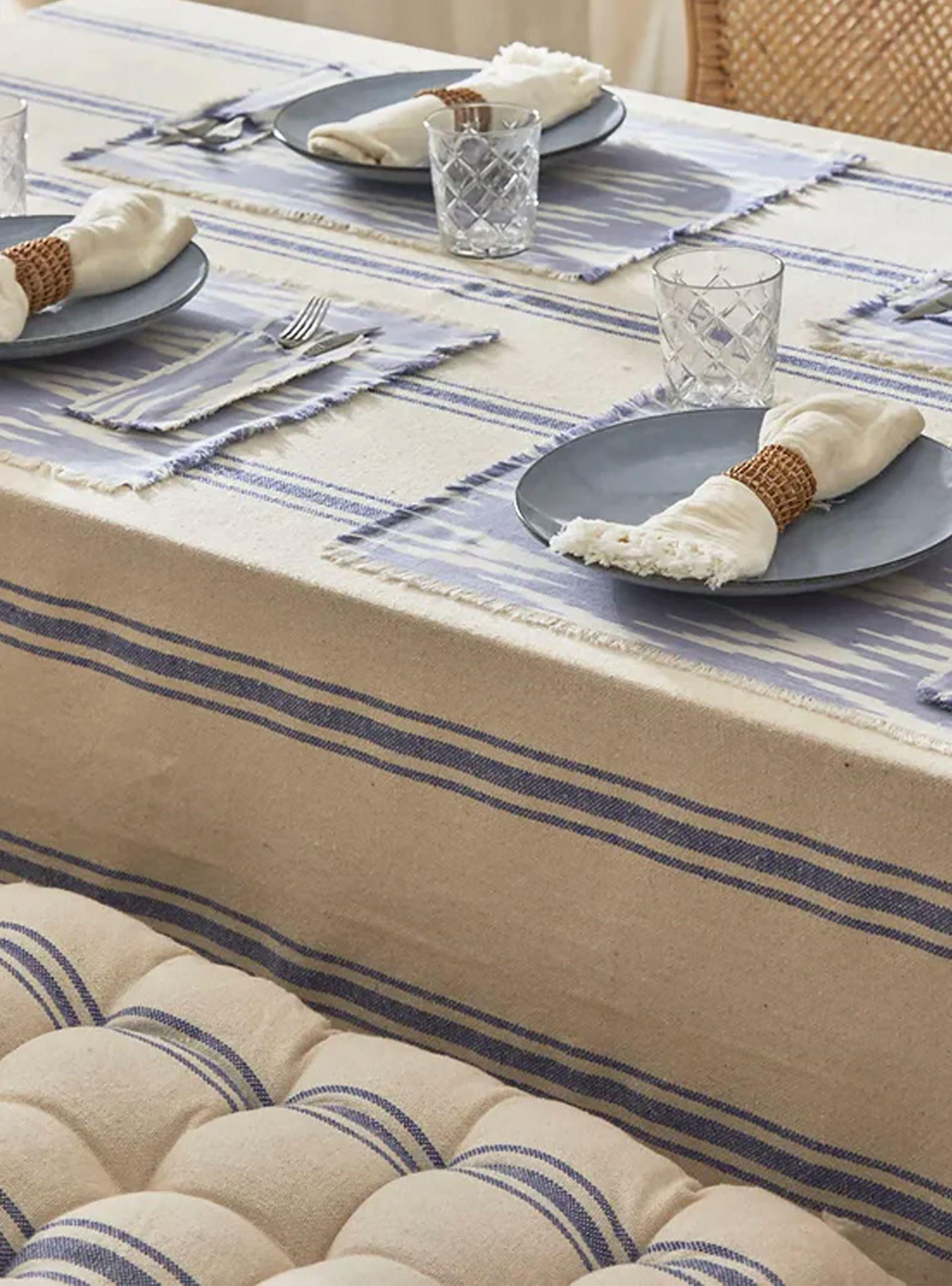 Cojín de Banqueta Bari Azul 120x40x4-3