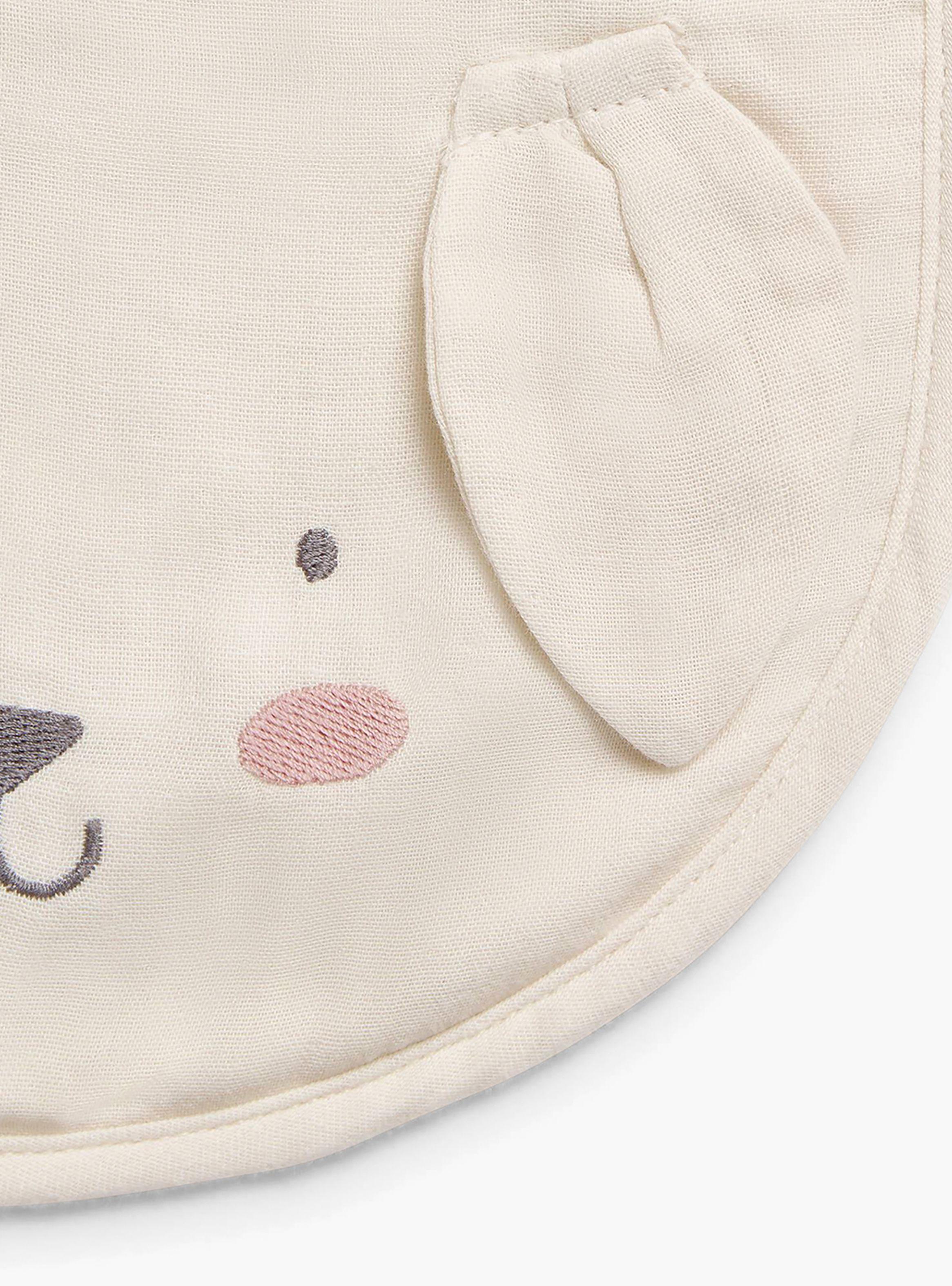 Babero Algodón Caru Crudo-2