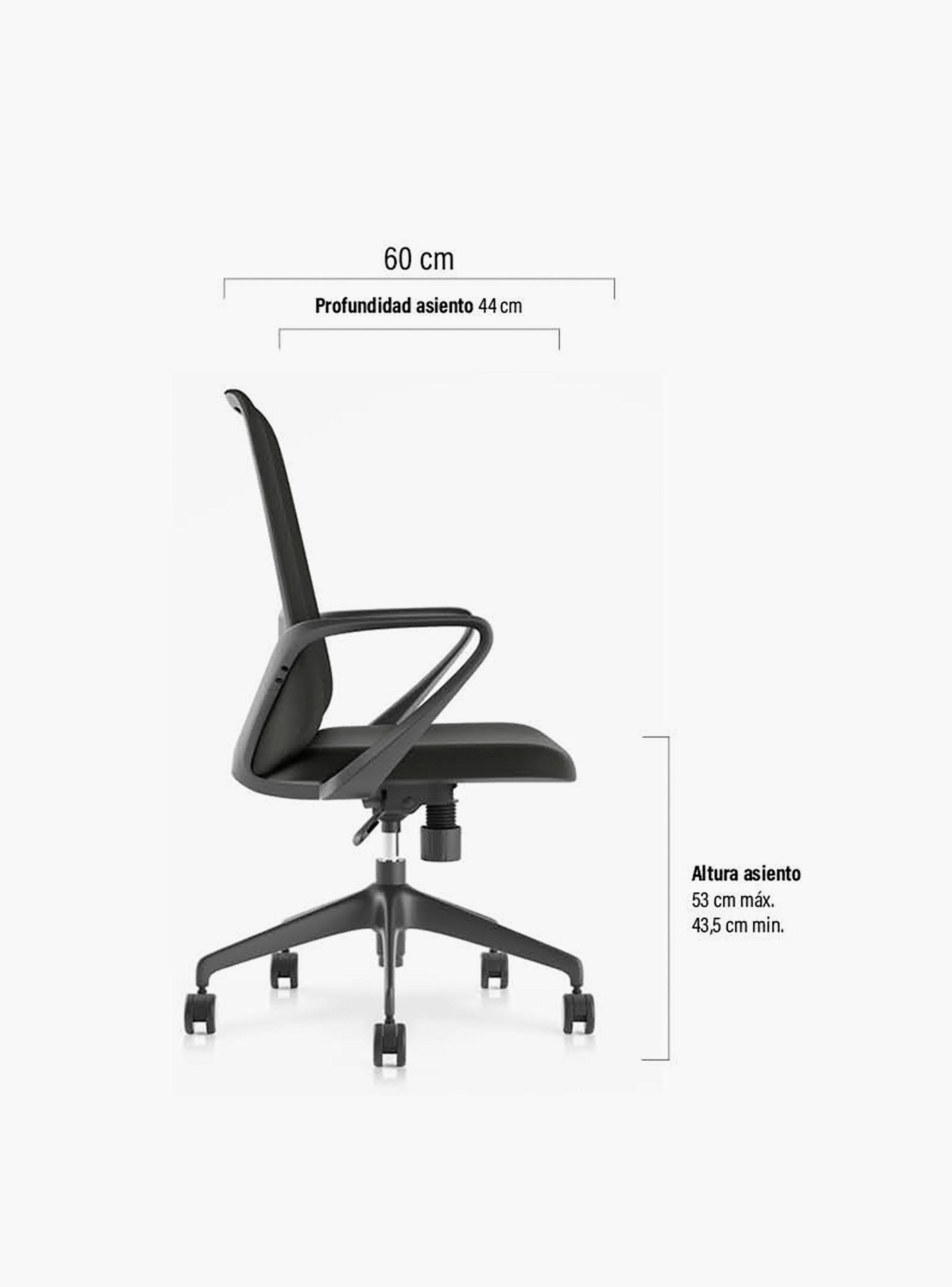 Silla Ejecutiva Oficina Vic Negro-7