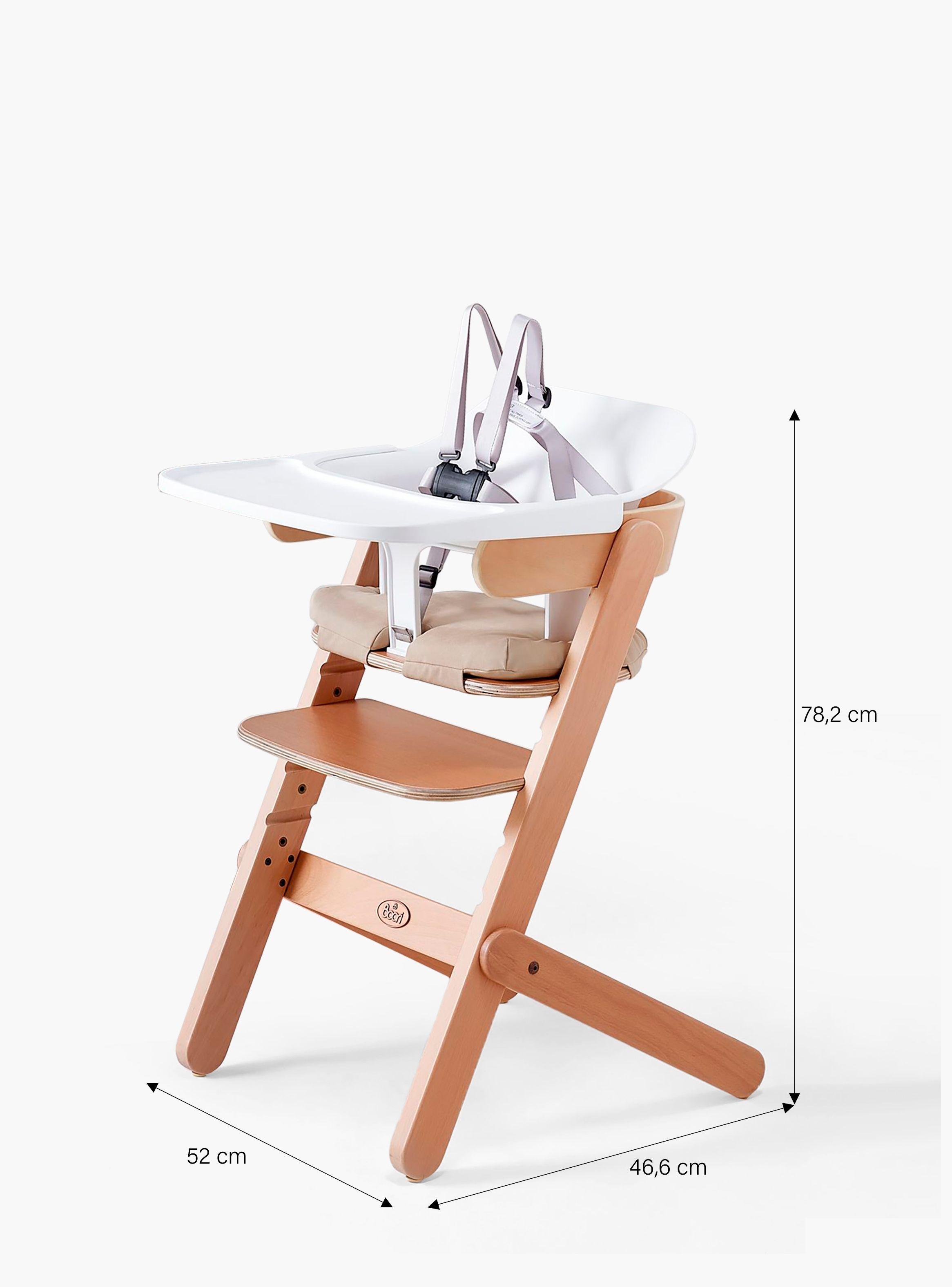 Silla de Comer Infantil Aurora Natural-3