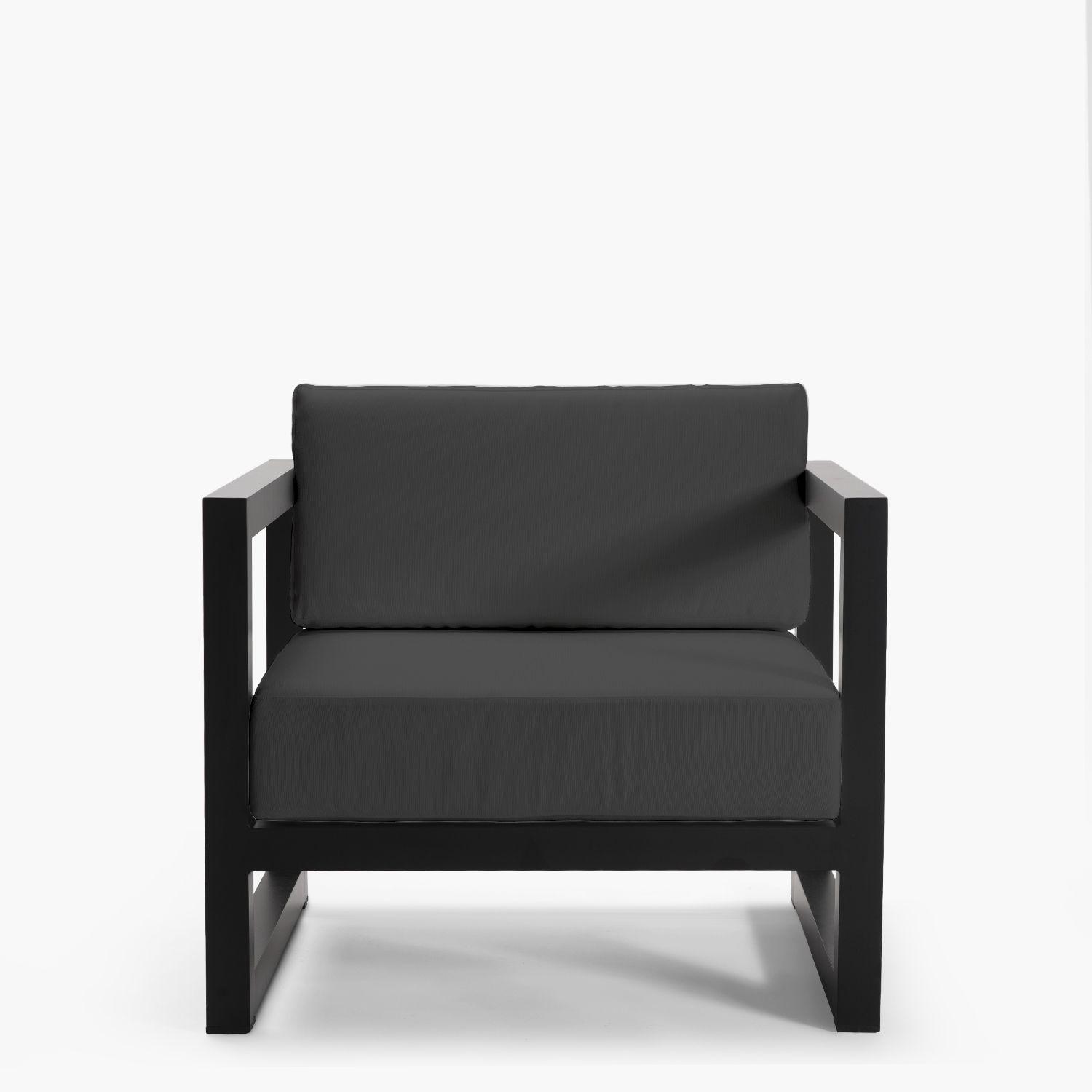 Sillón Terraza 1C Montego Gris Oscuro-3